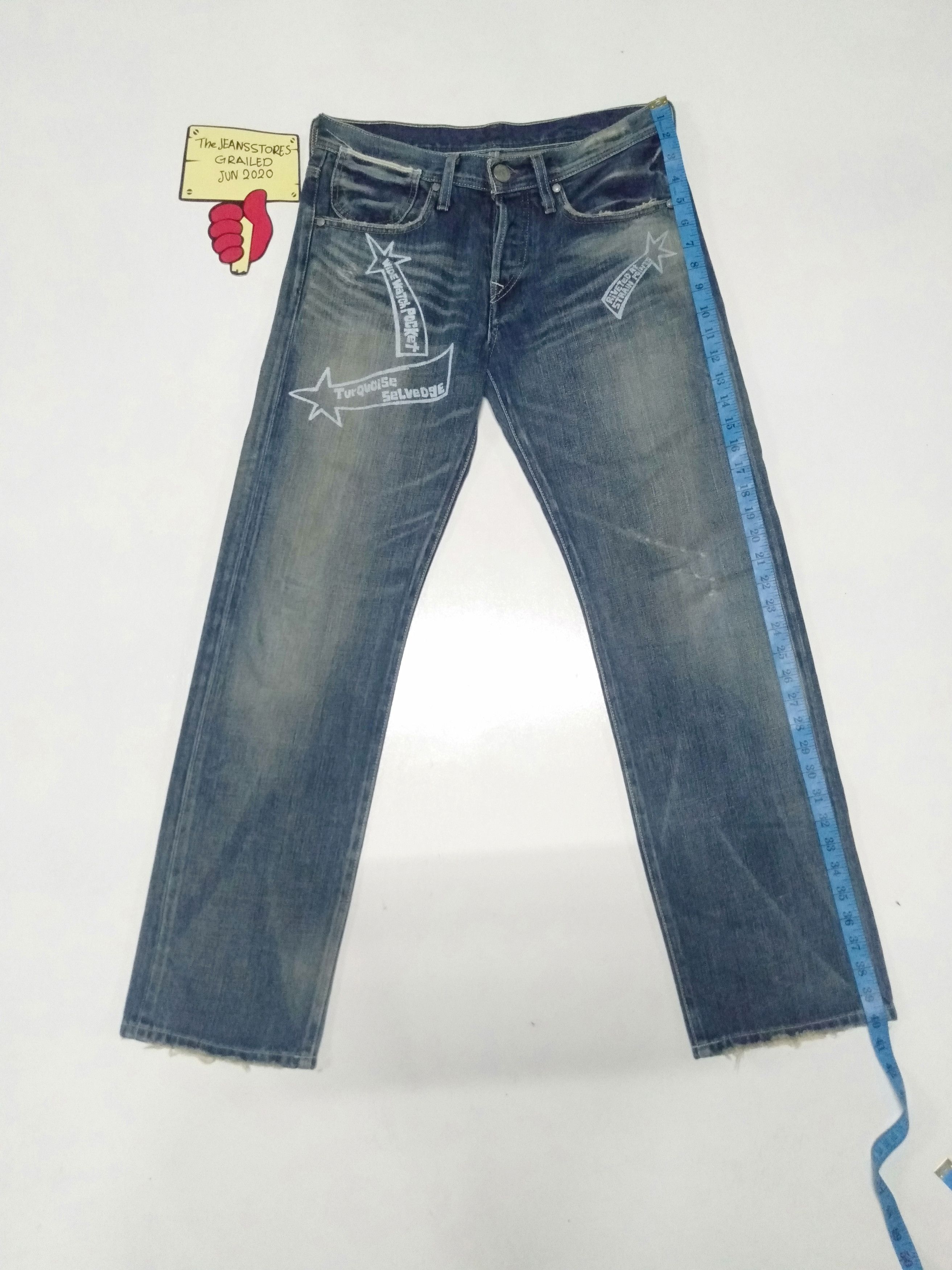 Japanese Brand × Levi's × Vintage vintage selvage 90s Levis redtab buckle back distresed denim Size US 30 / EU 46 - 2 Thumbnail