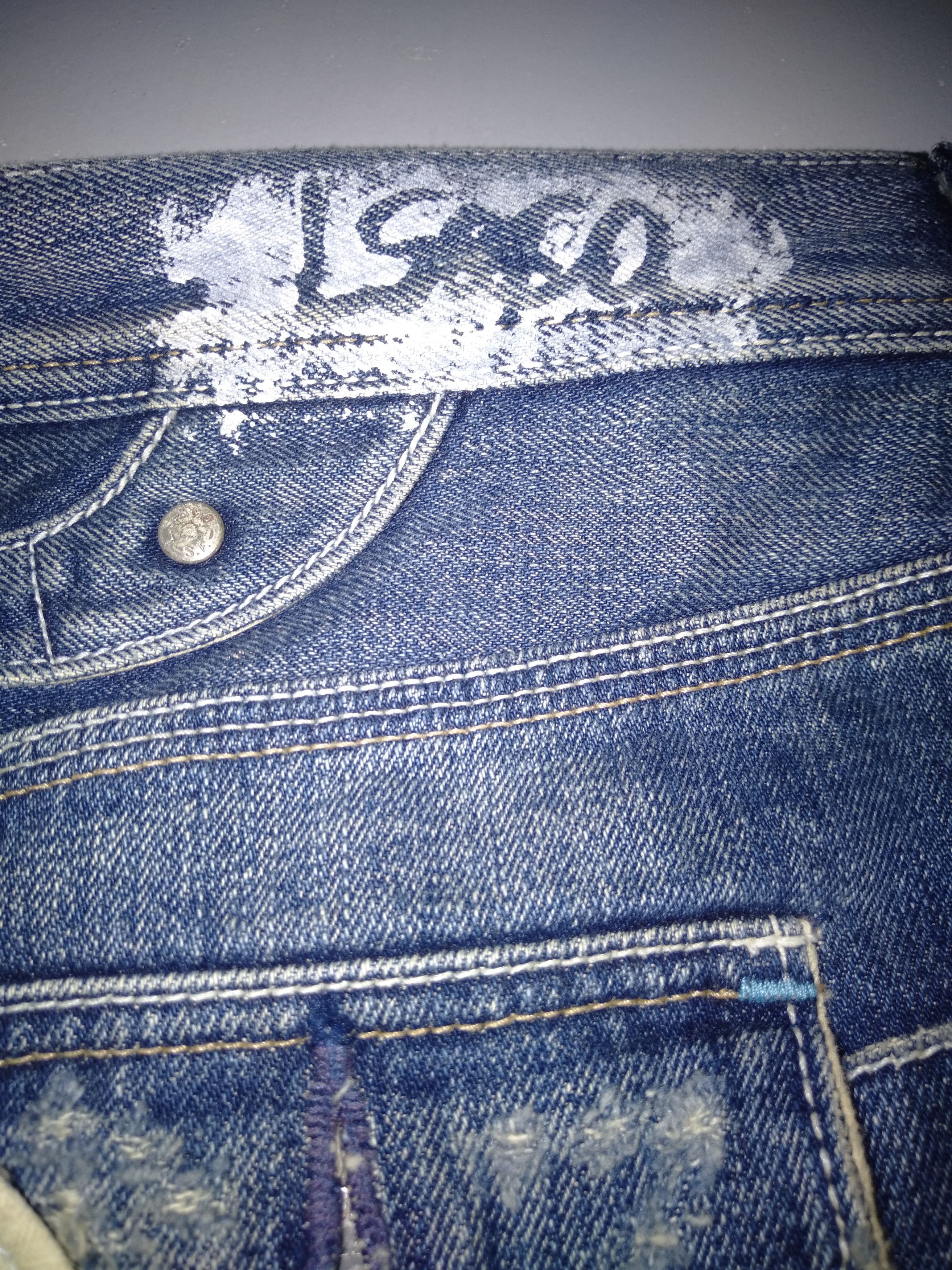 Japanese Brand × Levi's × Vintage vintage selvage 90s Levis redtab buckle back distresed denim Size US 30 / EU 46 - 10 Thumbnail