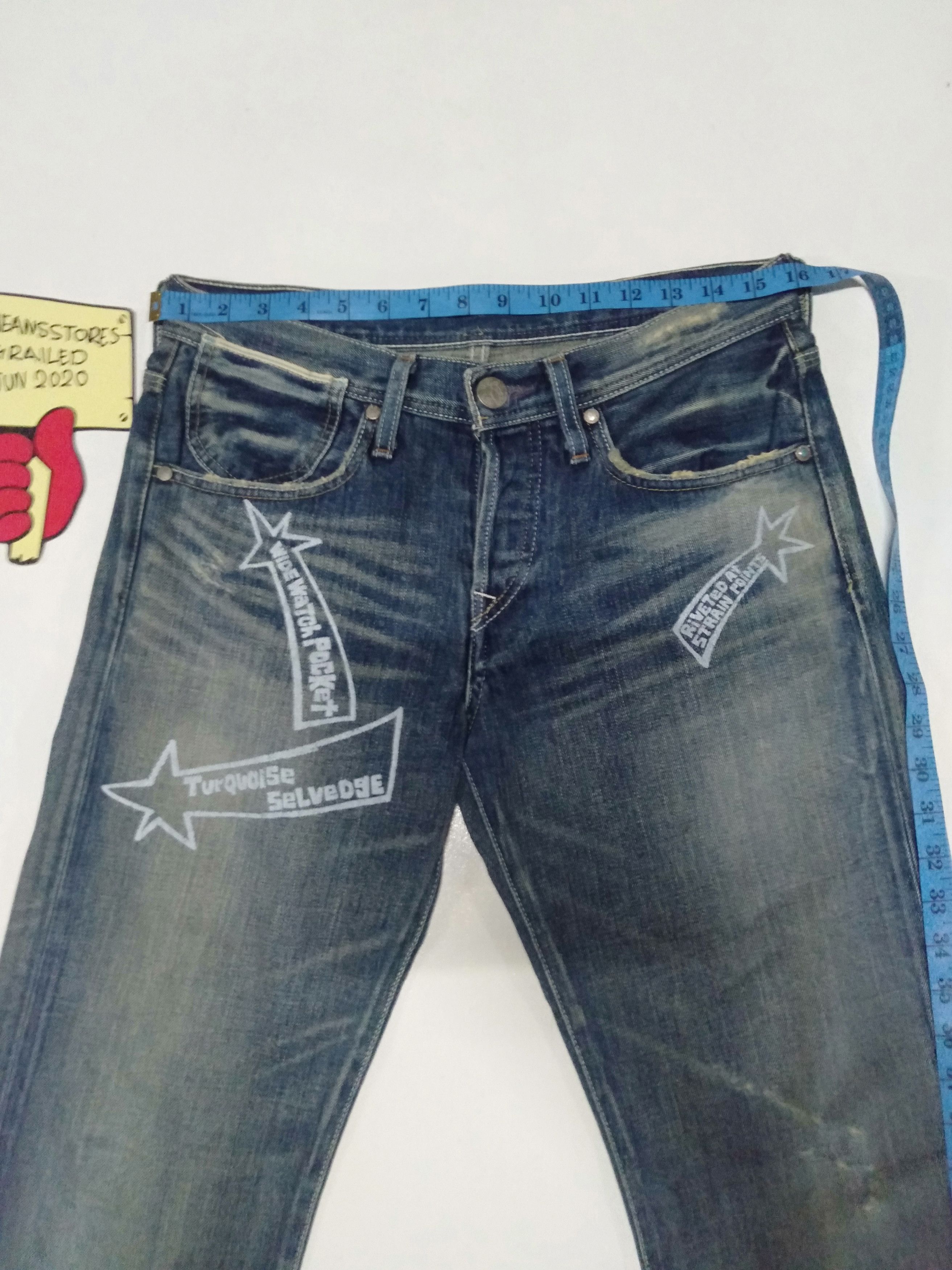 Japanese Brand × Levi's × Vintage vintage selvage 90s Levis redtab buckle back distresed denim Size US 30 / EU 46 - 3 Thumbnail