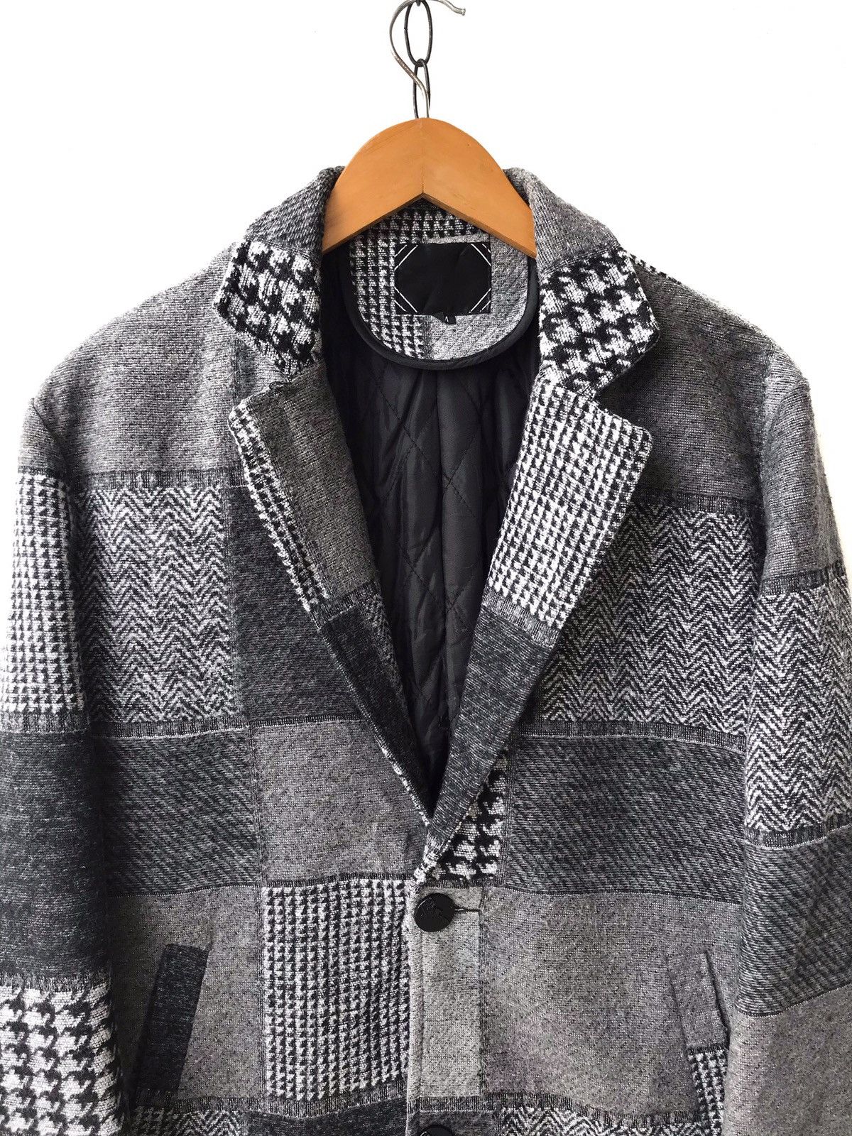 Designer × Japanese Brand Kapital Style Patchwork Wool Long Jacket Size US S / EU 44-46 / 1 - 2 Thumbnail