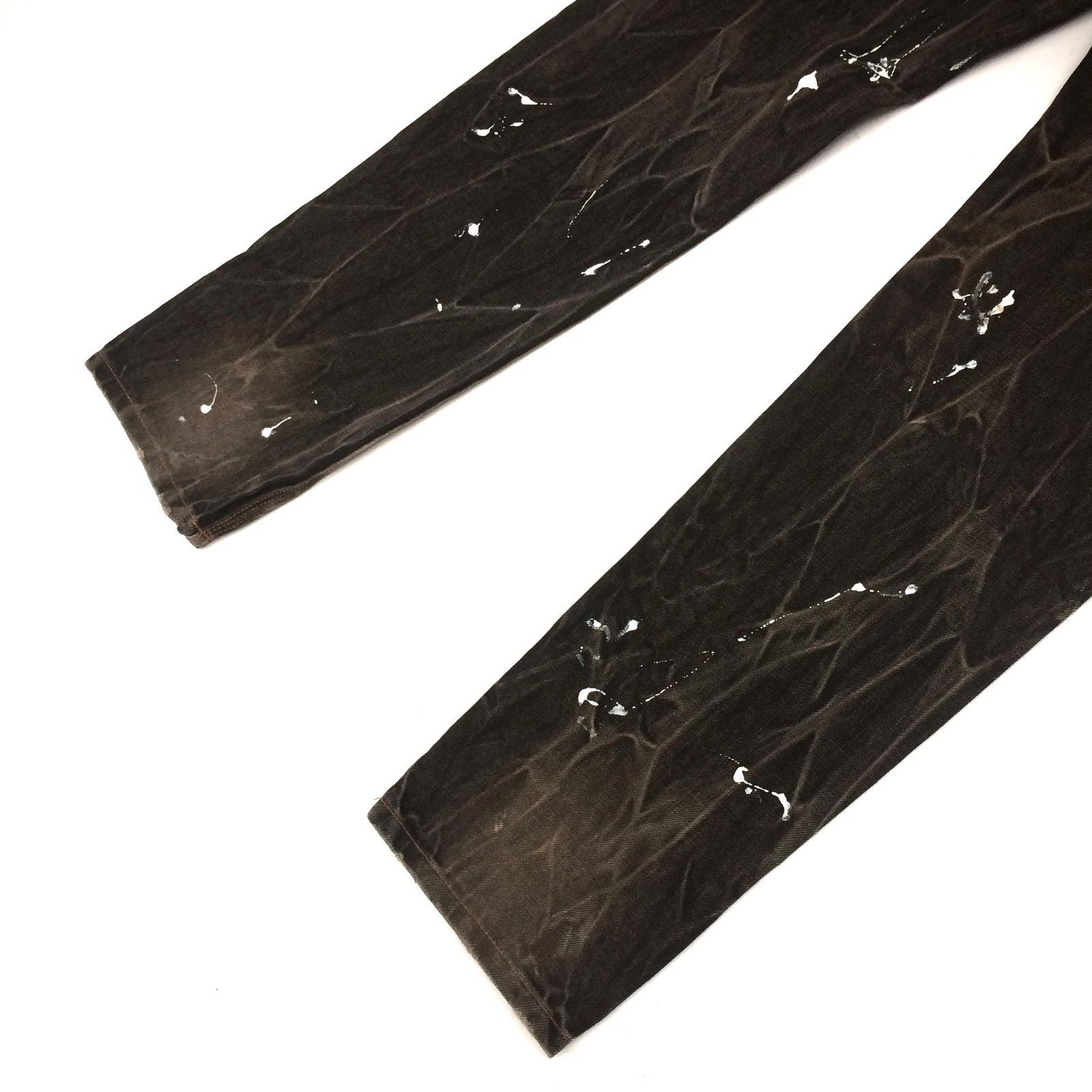 Japanese Brand Japanese brand Flash Report Distressed Denim Paint Jeans Size US 32 / EU 48 - 10 Thumbnail