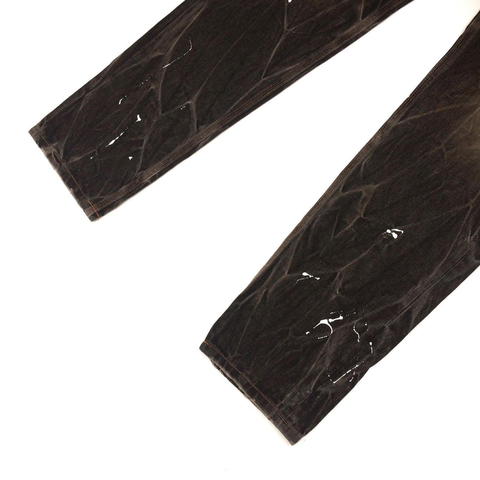 Japanese Brand Japanese brand Flash Report Distressed Denim Paint Jeans Size US 32 / EU 48 - 5 Thumbnail