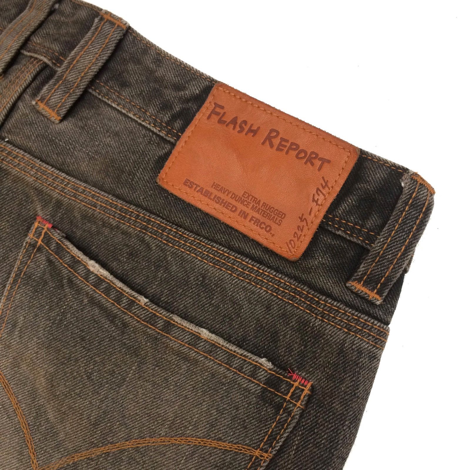 Japanese Brand Japanese brand Flash Report Distressed Denim Paint Jeans Size US 32 / EU 48 - 8 Thumbnail