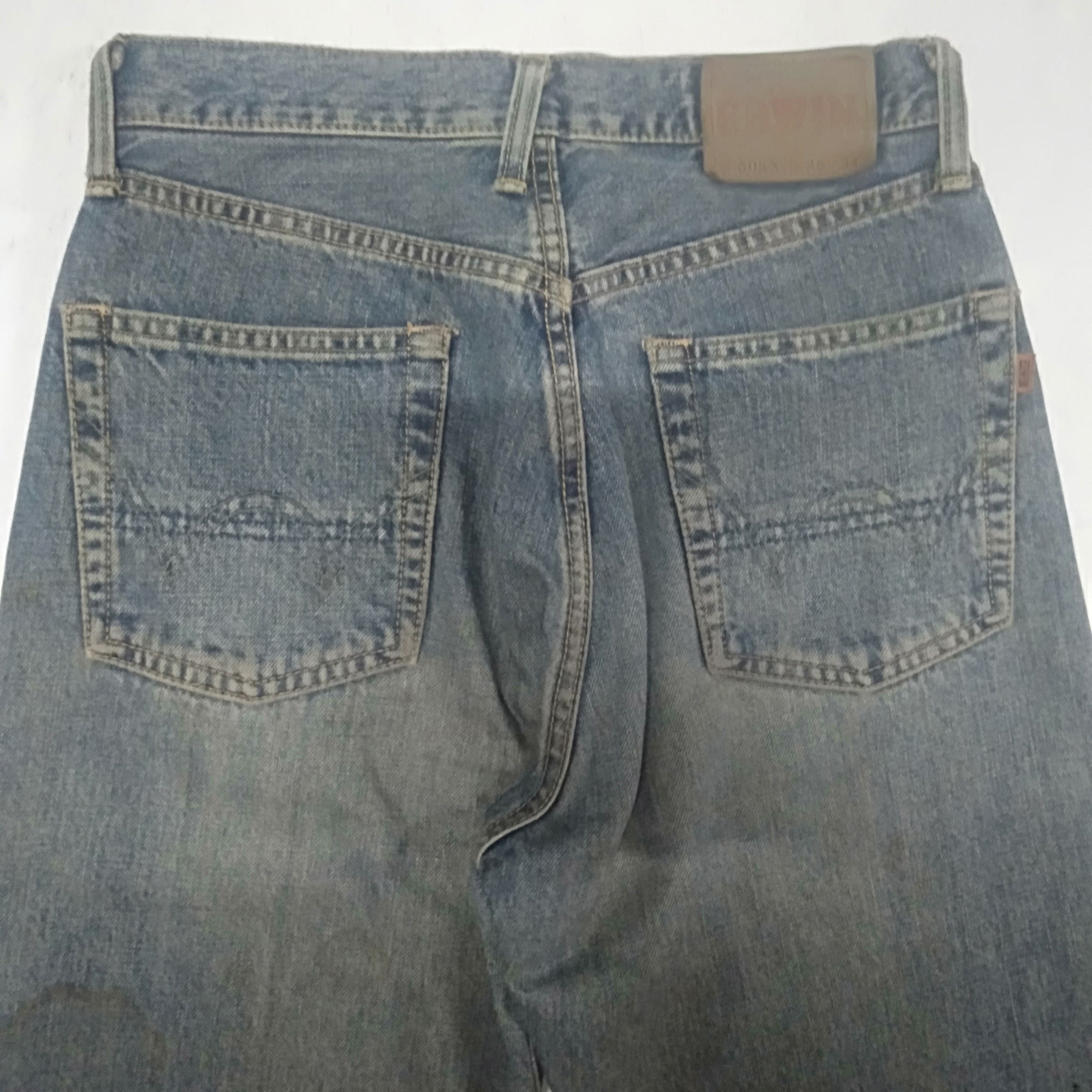 Edwin × Japanese Brand × Vintage vintage Edwin lot 505x selvedge distressed denim Size US 28 / EU 44 - 5 Thumbnail