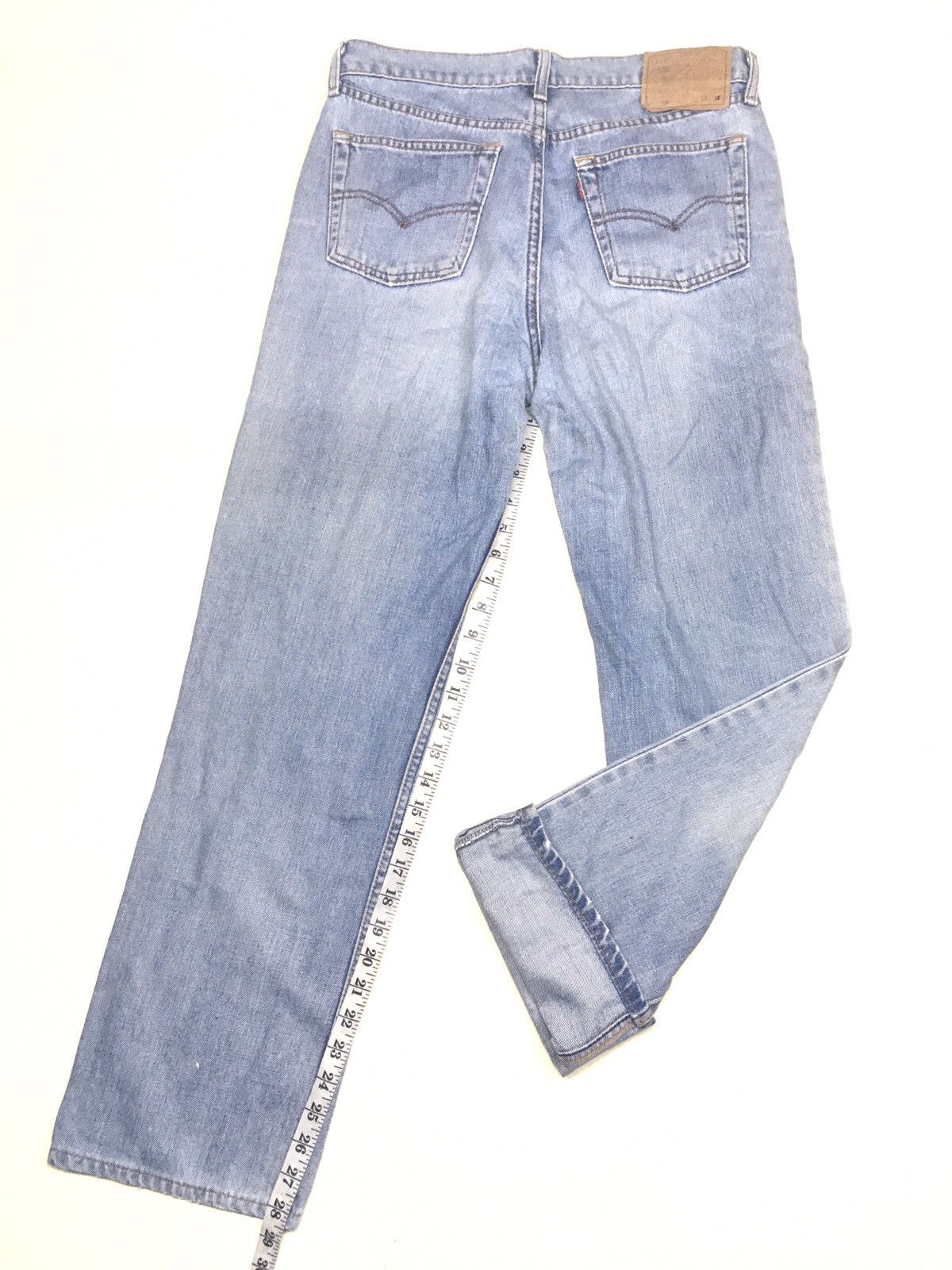 Levi's × Vintage Vintage 1994 Levi’s lot 508 blue wash distressed denim Size US 31 - 3 Thumbnail