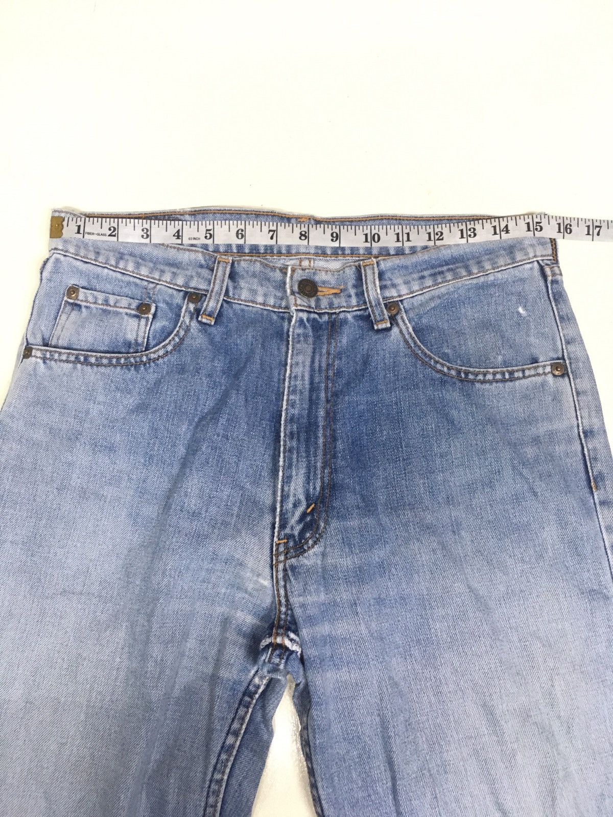 Levi's × Vintage Vintage 1994 Levi’s lot 508 blue wash distressed denim Size US 31 - 4 Thumbnail