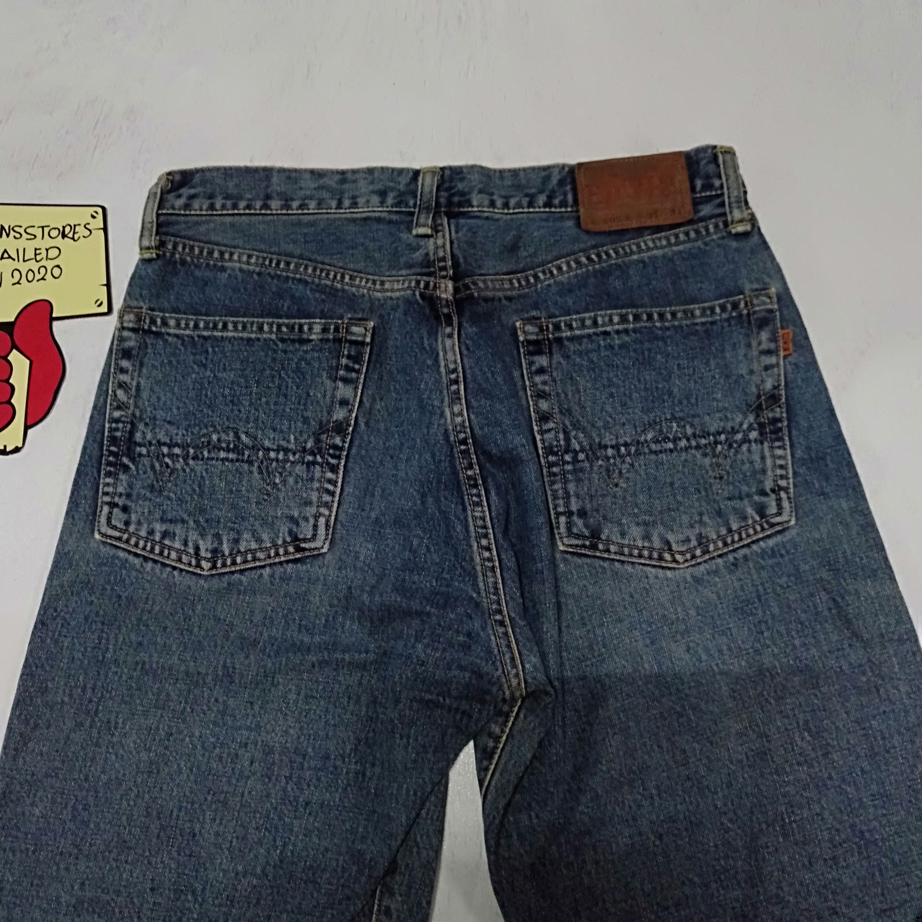 Edwin × Salvage × Vintage vintage selvedge Edwin 505X blue wash denim Size US 31 - 5 Thumbnail