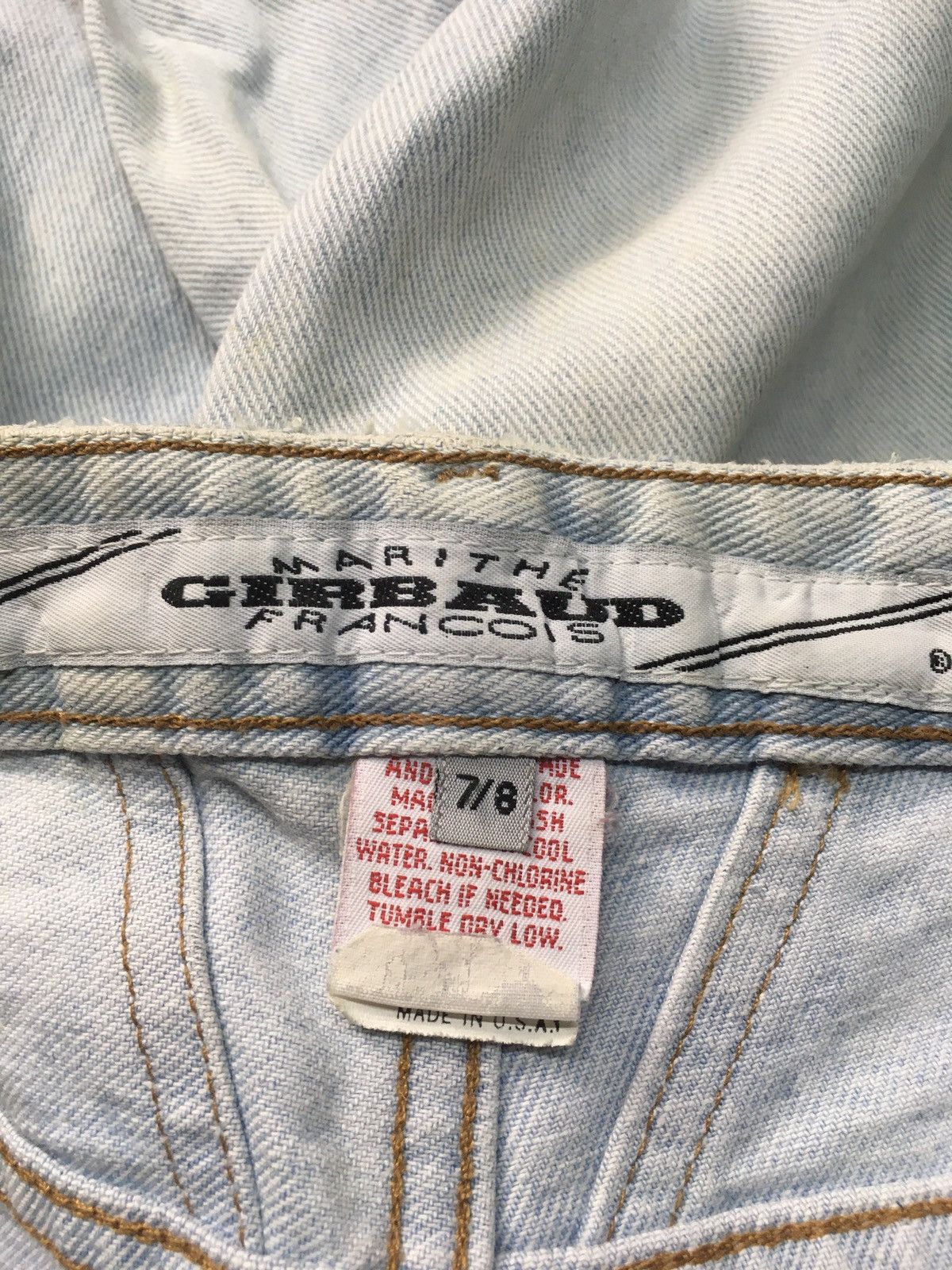 Marithe + Francois Girbaud × Vintage Vintage marithe girbaud Francois distressed denim Size US 28 / EU 44 - 15 Thumbnail