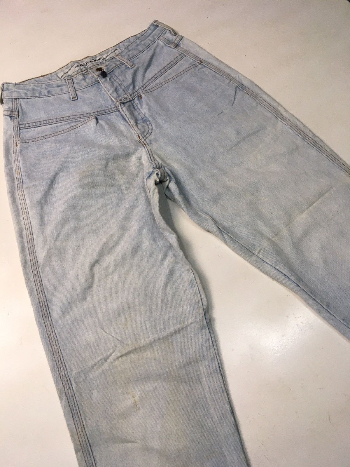 Marithe + Francois Girbaud × Vintage Vintage marithe girbaud Francois distressed denim Size US 28 / EU 44 - 11 Thumbnail