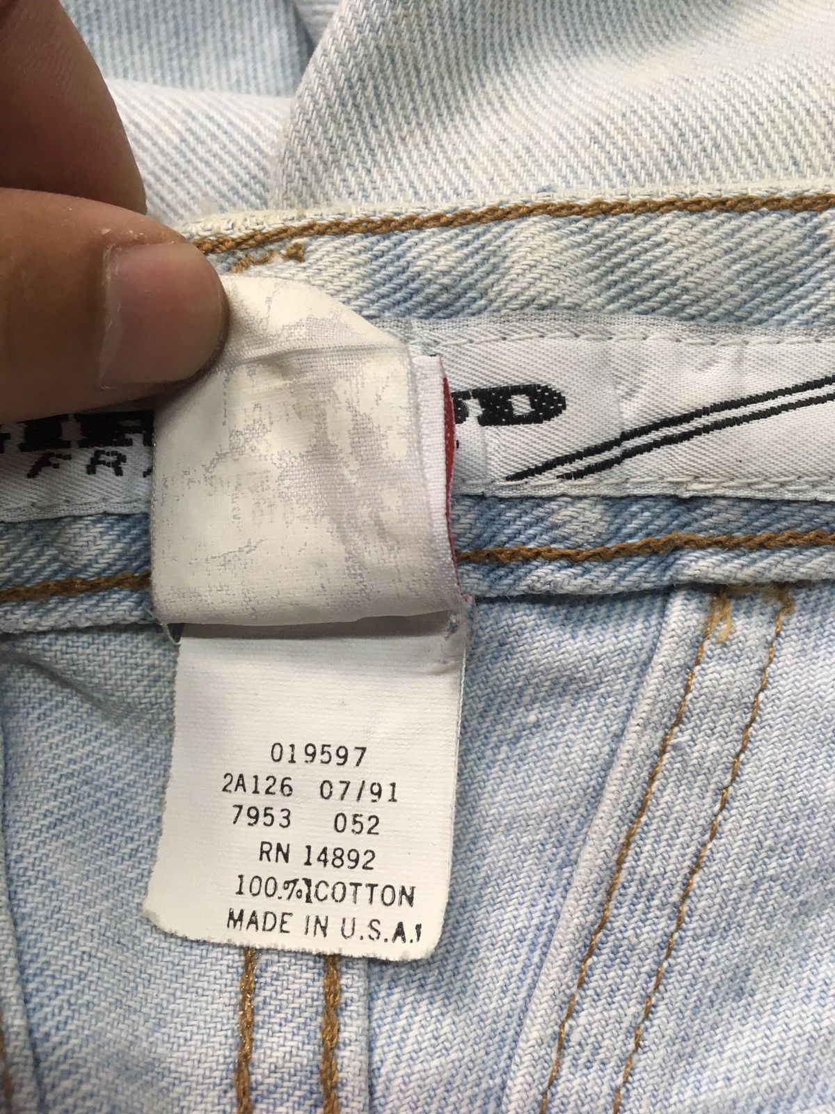 Marithe + Francois Girbaud × Vintage Vintage marithe girbaud Francois distressed denim Size US 28 / EU 44 - 17 Thumbnail