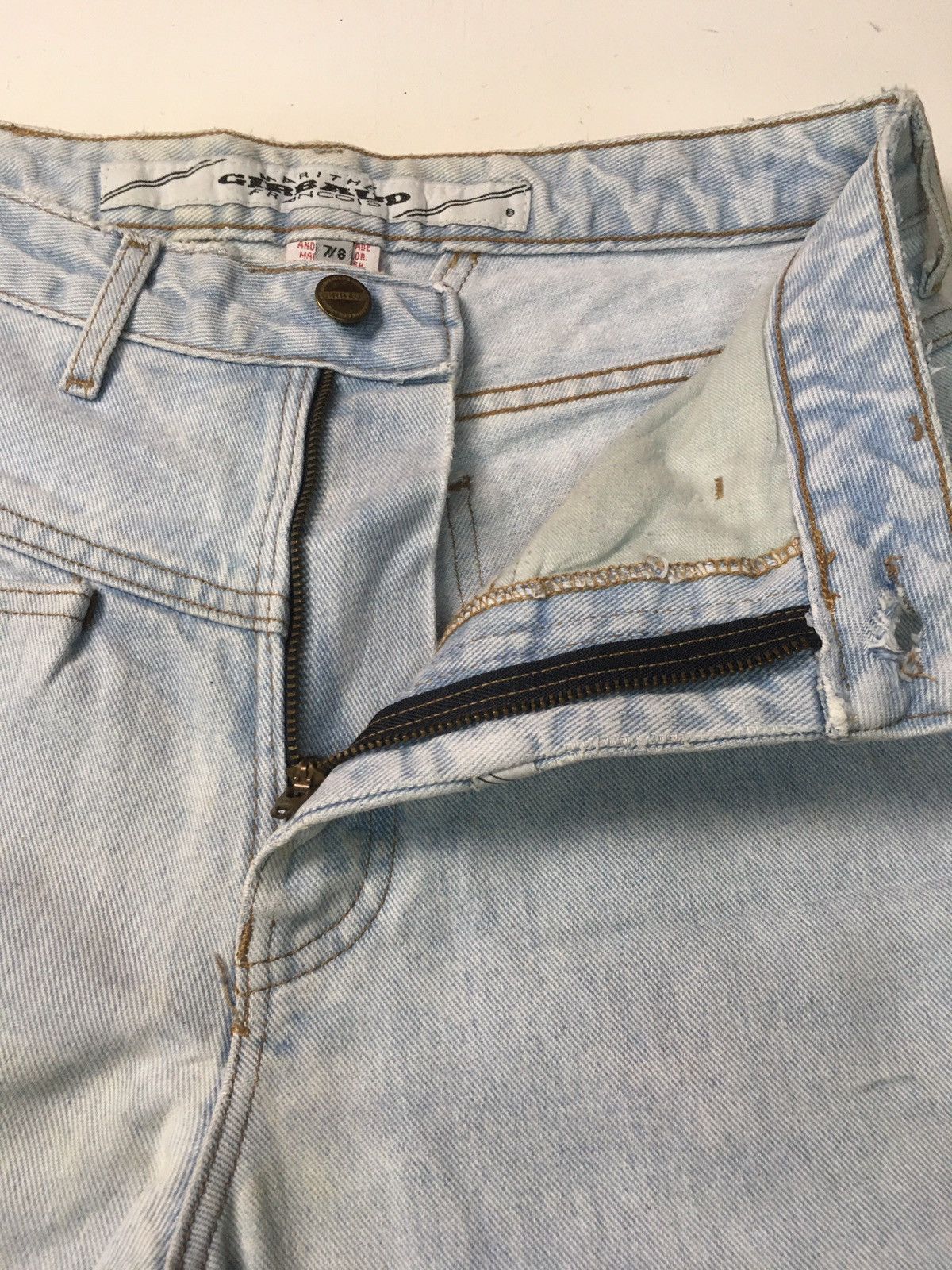 Marithe + Francois Girbaud × Vintage Vintage marithe girbaud Francois distressed denim Size US 28 / EU 44 - 9 Thumbnail