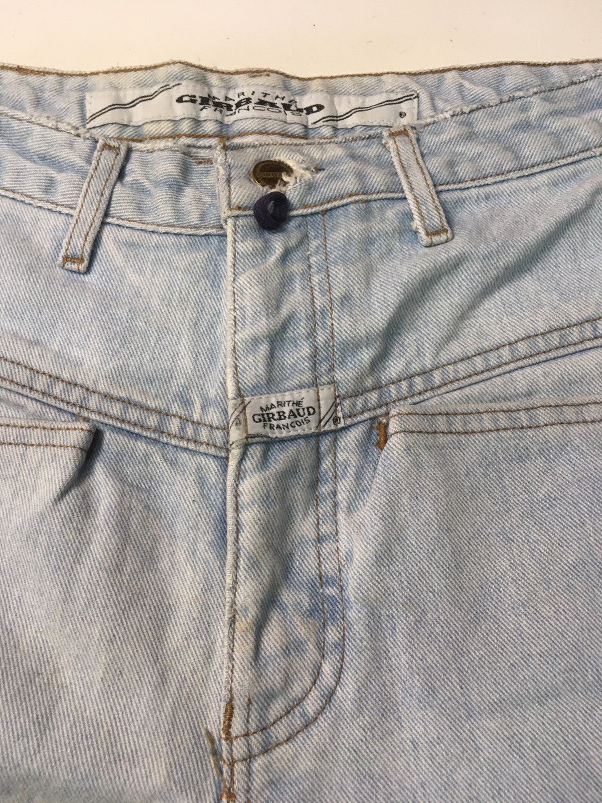 Marithe + Francois Girbaud × Vintage Vintage marithe girbaud Francois distressed denim Size US 28 / EU 44 - 12 Thumbnail