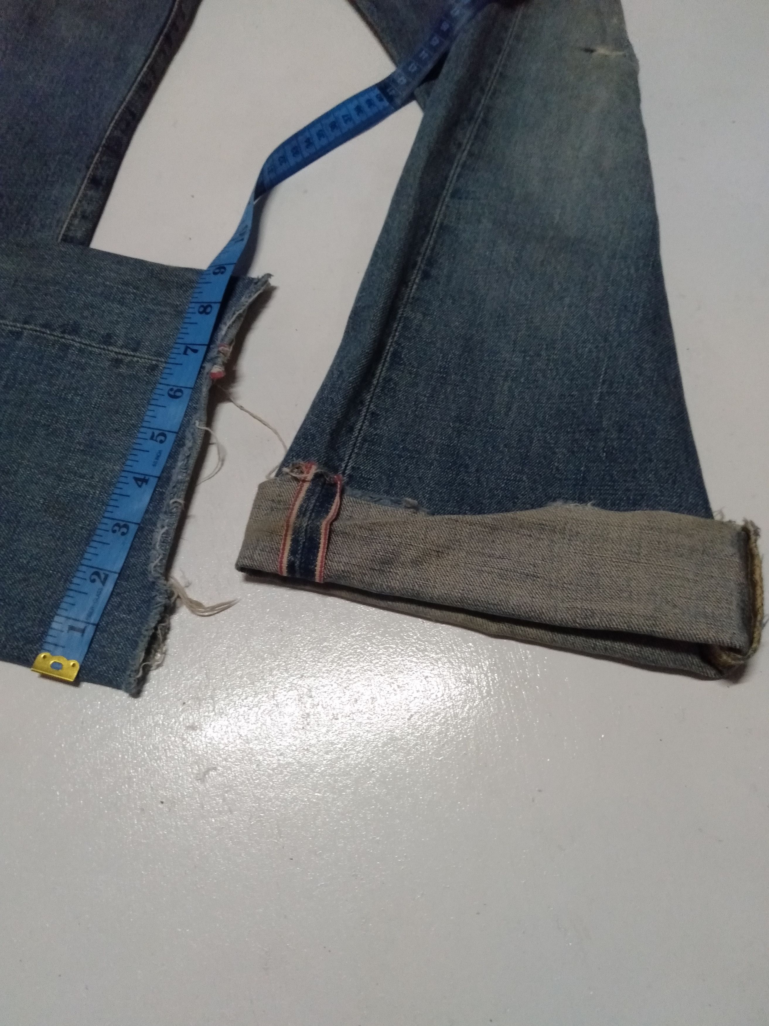 Edwin × Japanese Brand × Vintage vintage Edwin lot 505x distressed selvedge jeans Japan Size US 28 / EU 44 - 6 Thumbnail