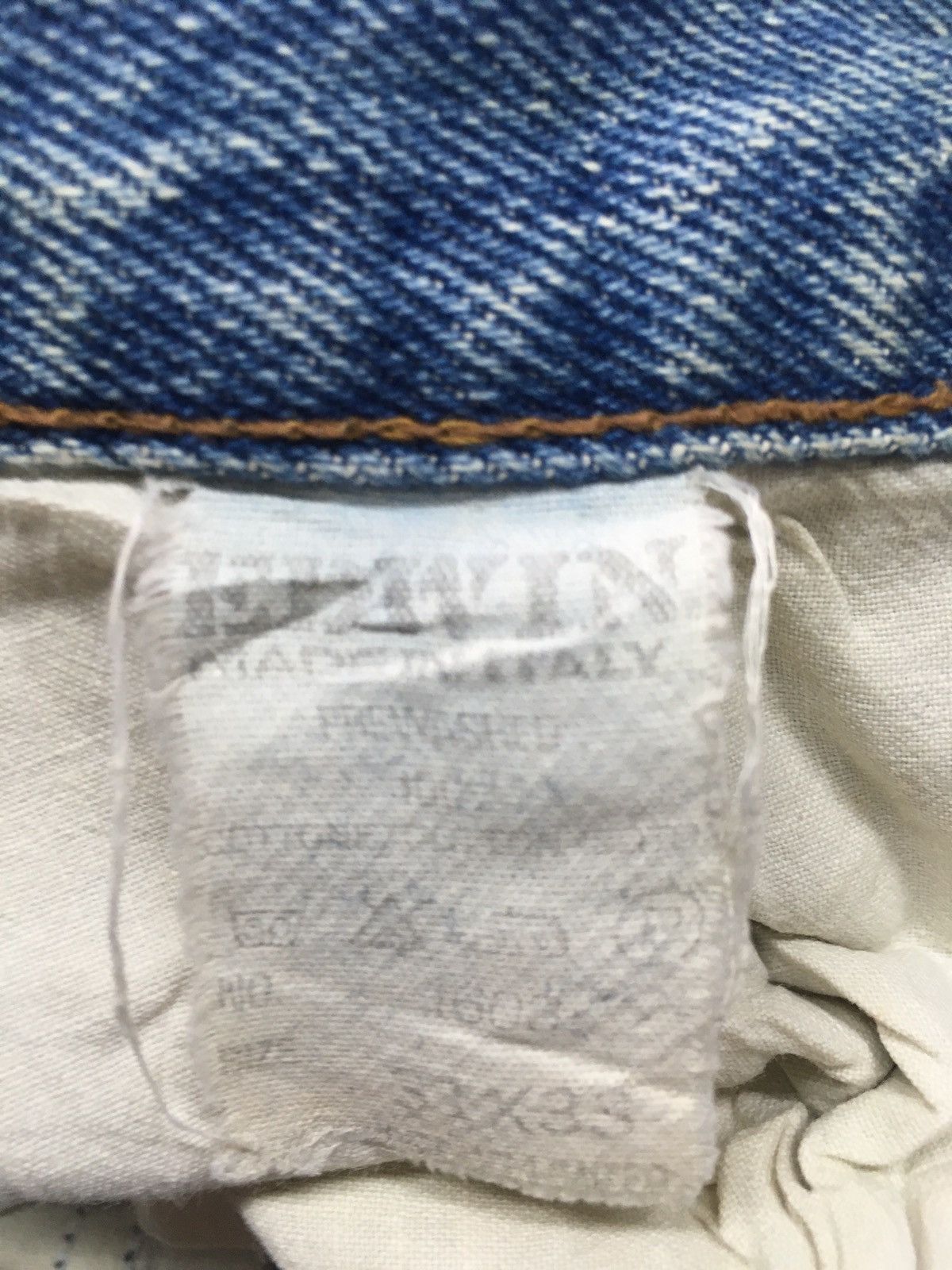 Edwin × Vintage vintage Edwin rusty blue wash distresed denim made in italy Size US 29 - 16 Thumbnail