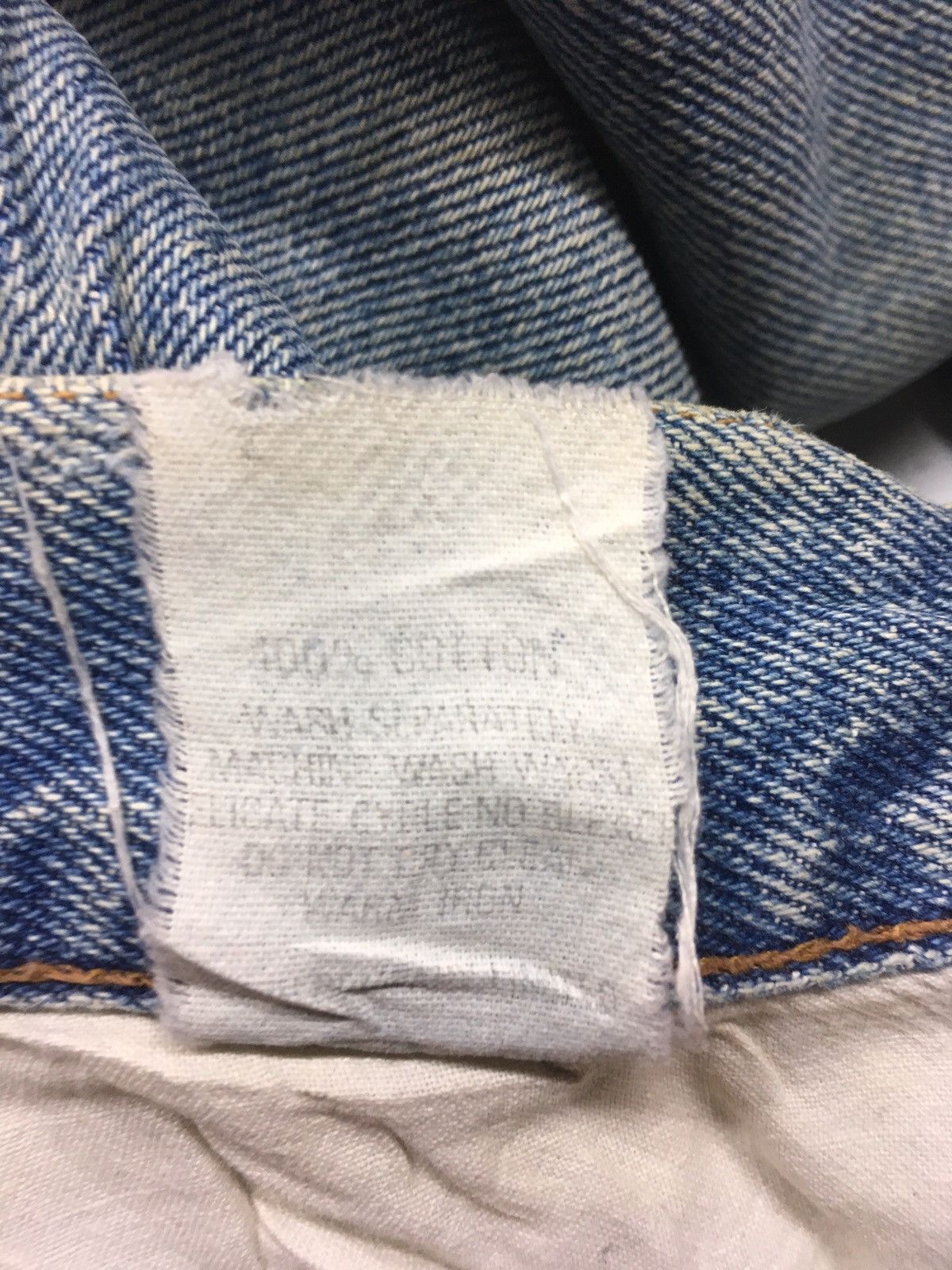 Edwin × Vintage vintage Edwin rusty blue wash distresed denim made in italy Size US 29 - 17 Thumbnail