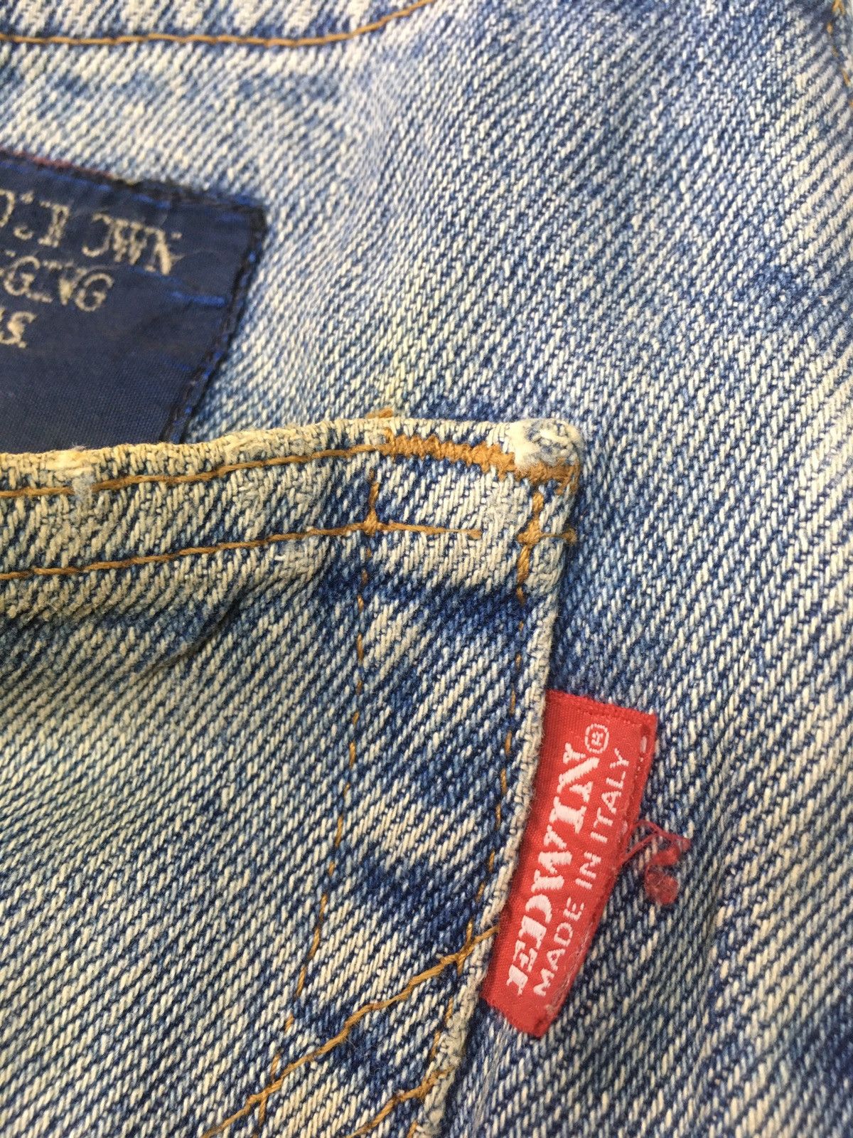 Edwin × Vintage vintage Edwin rusty blue wash distresed denim made in italy Size US 29 - 14 Thumbnail