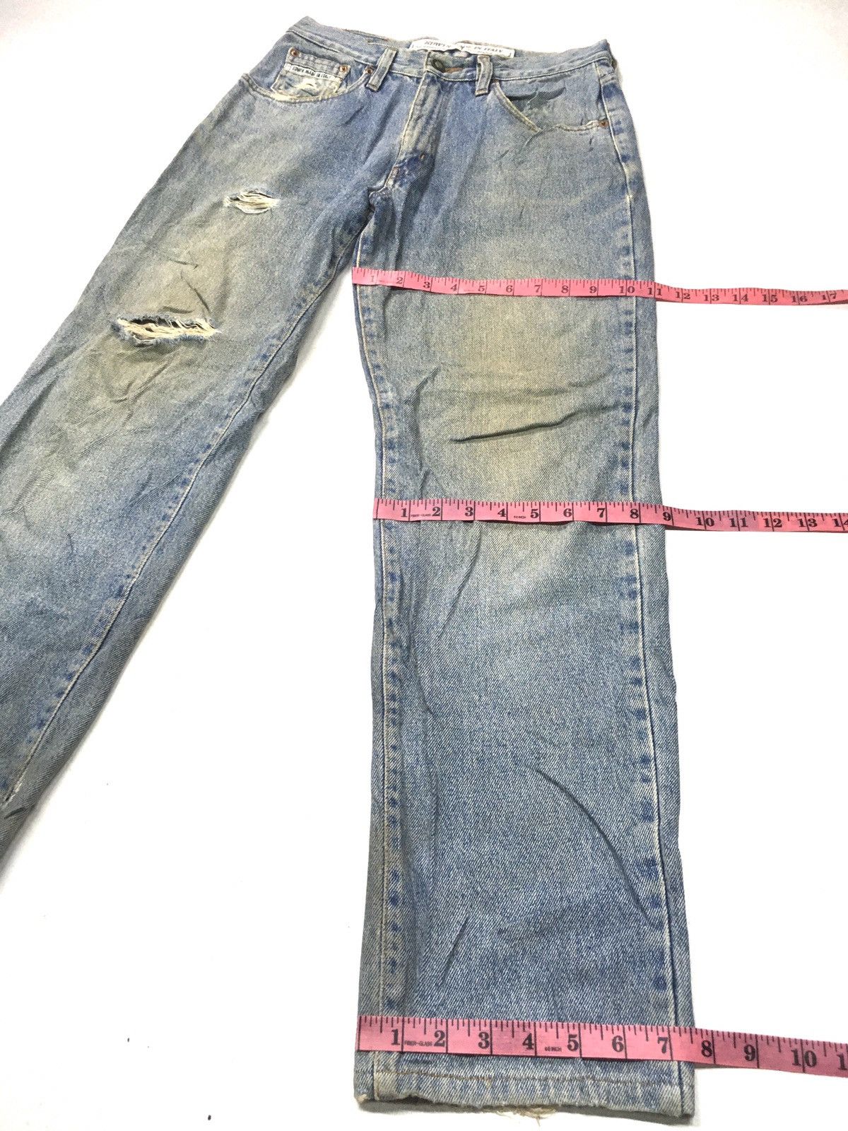 Edwin × Vintage vintage Edwin rusty blue wash distresed denim made in italy Size US 29 - 4 Thumbnail
