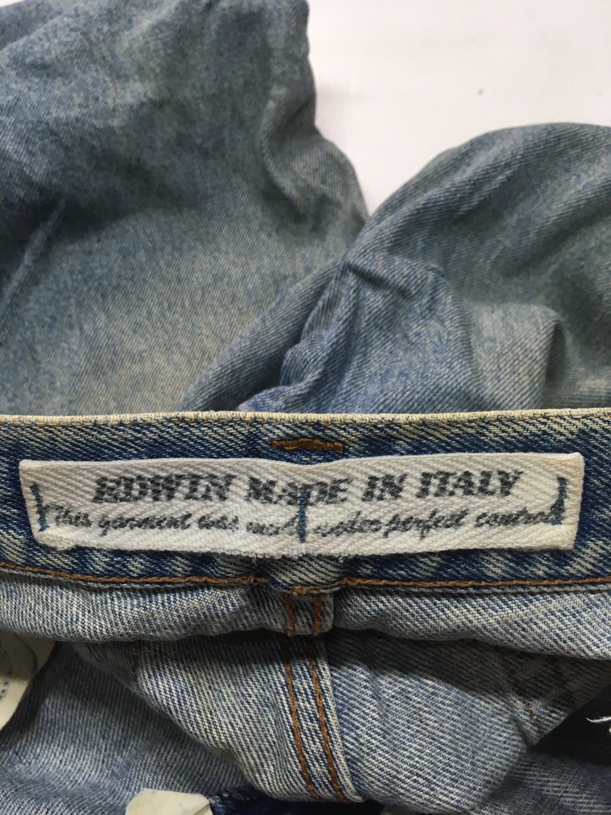 Edwin × Vintage vintage Edwin rusty blue wash distresed denim made in italy Size US 29 - 15 Thumbnail
