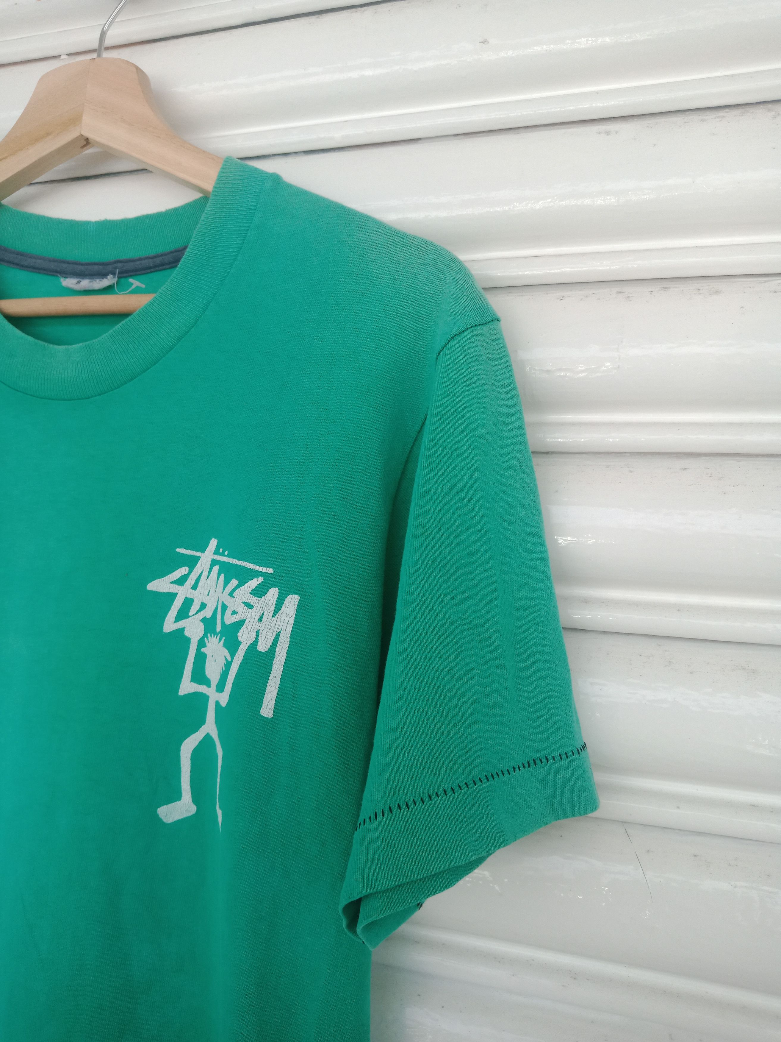 Stussy Vintage 90s Iconic Logo Stussy Spellout Made In USA Size US S / EU 44-46 / 1 - 8 Thumbnail