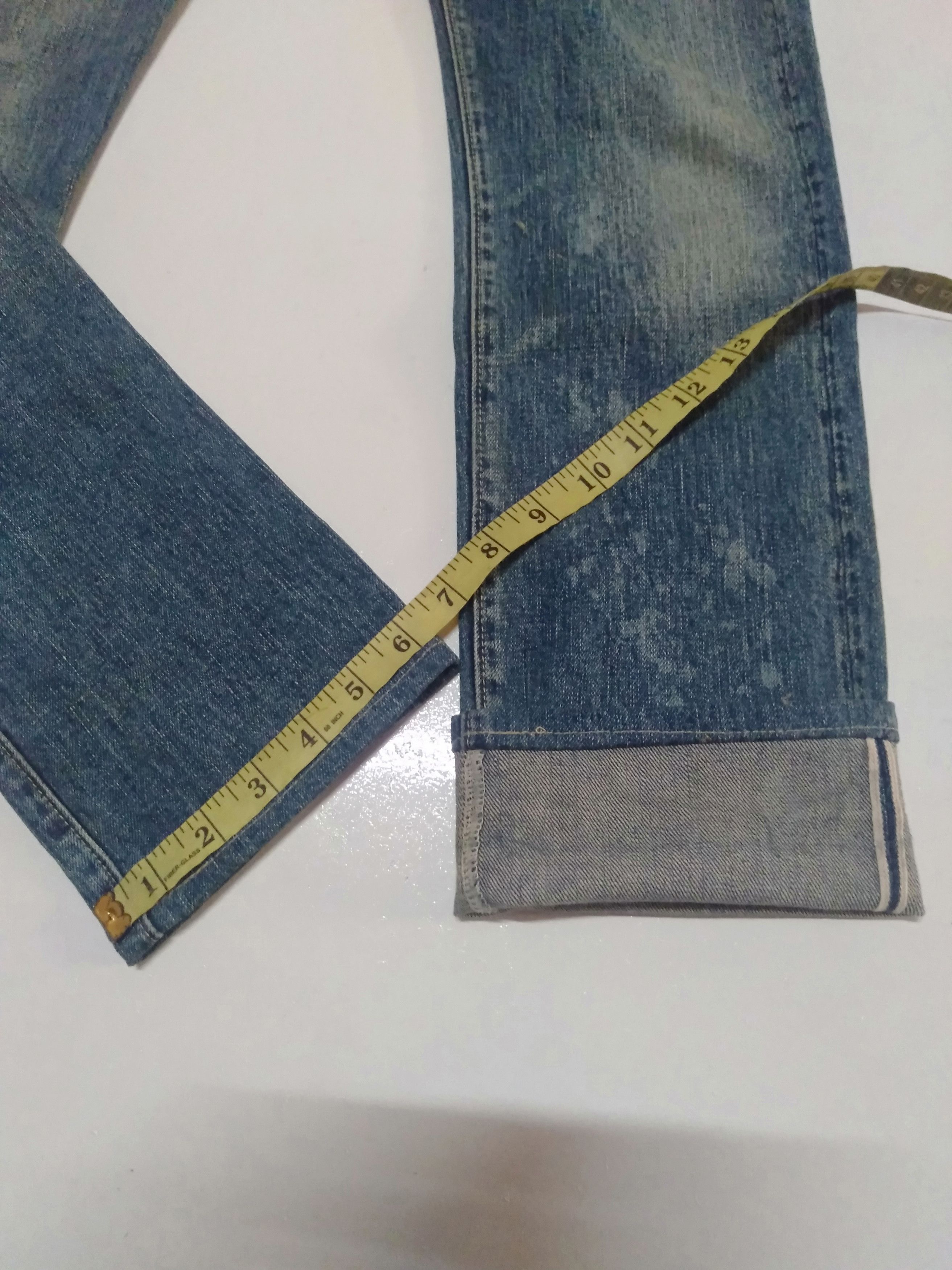 Vintage vintage selvage go to Hollywood art painting skinny fit Size US 30 / EU 46 - 7 Thumbnail