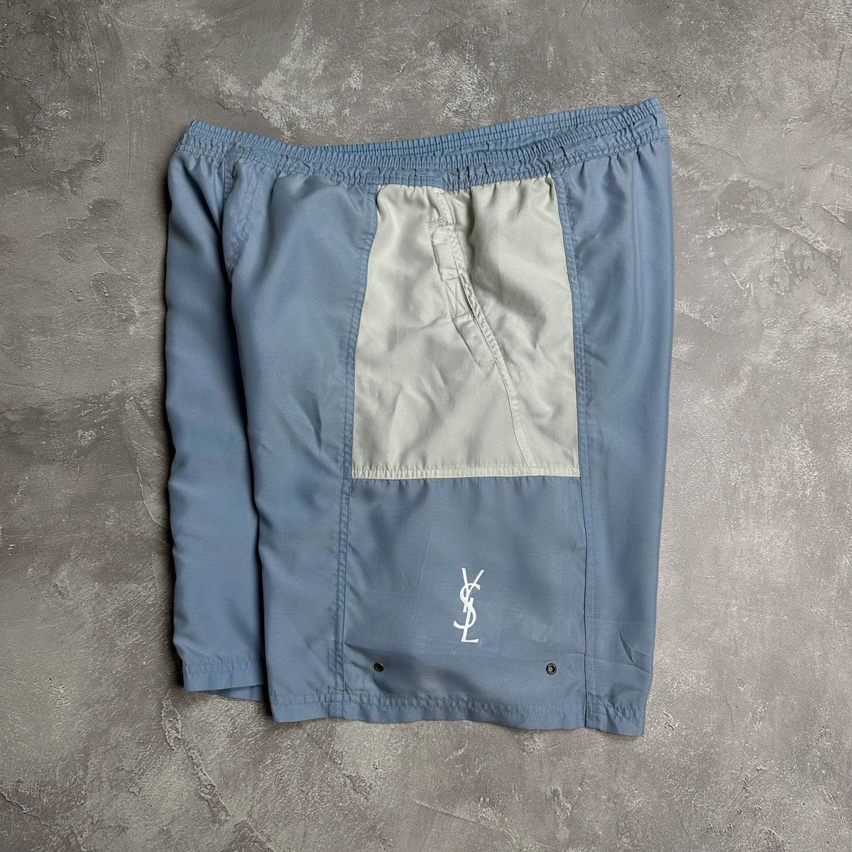Yves Saint Laurent Vintage Yves Saint Lauren Shorts Big Logo YSL Summer Mens Size US 32 / EU 48 - 7 Thumbnail