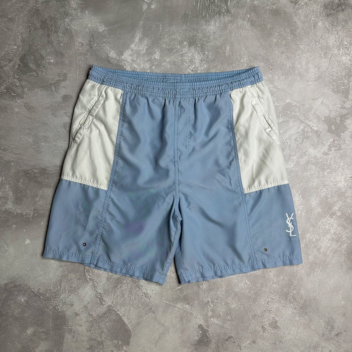 Yves Saint Laurent Vintage Yves Saint Lauren Shorts Big Logo YSL Summer Mens Size US 32 / EU 48 - 1 Thumbnail