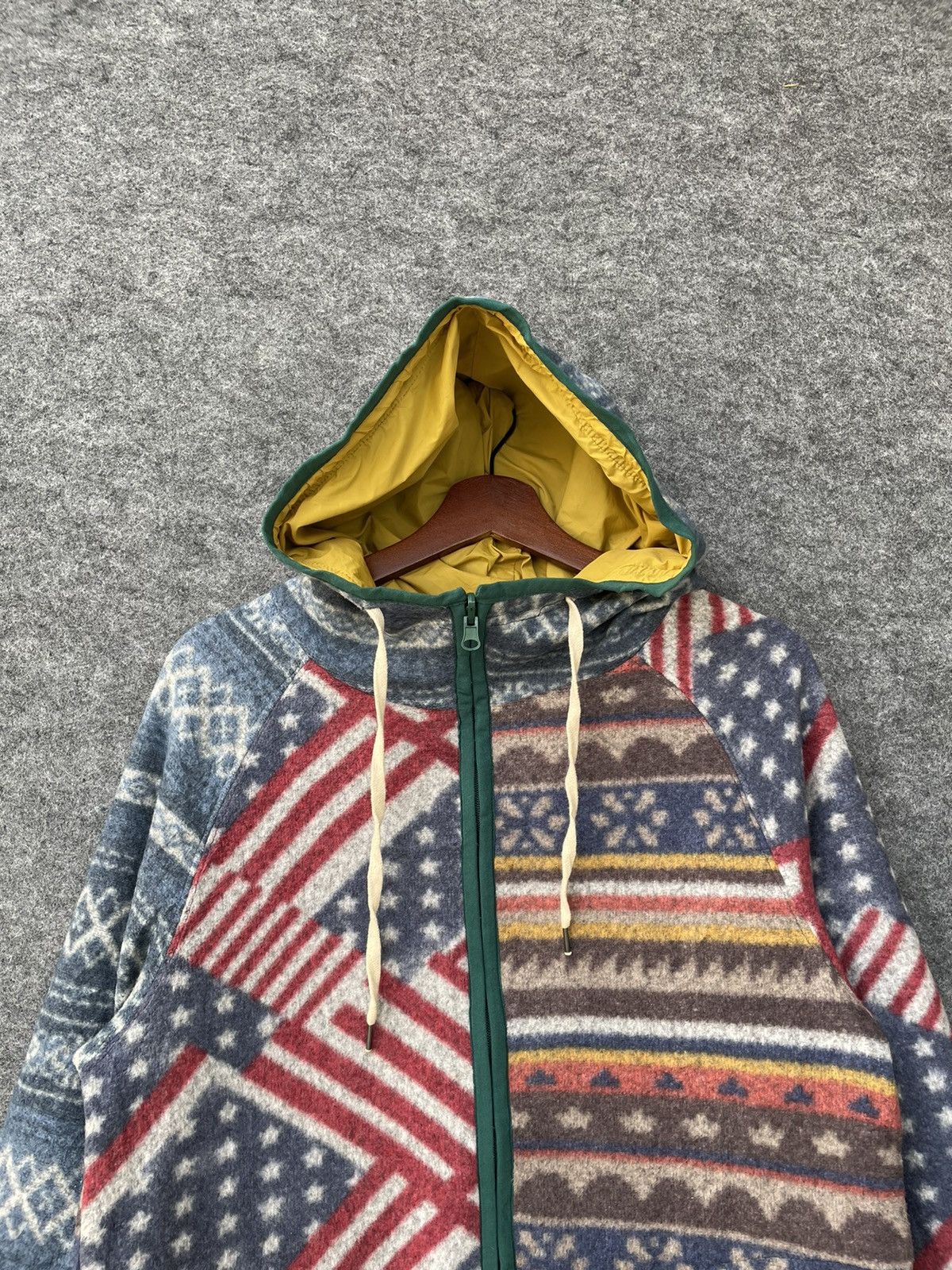 Japanese Brand POWER TO THE PEOPLE PRINTED FLEECE HOODIE Size US M / EU 48-50 / 2 - 2 Thumbnail