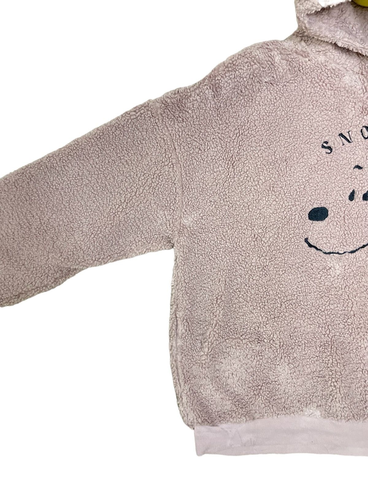 Cartoon Network Peanuts Snoopy Deep Pile Fleece Fluffy Hoodie Size L / US 10 / IT 46 - 6 Thumbnail