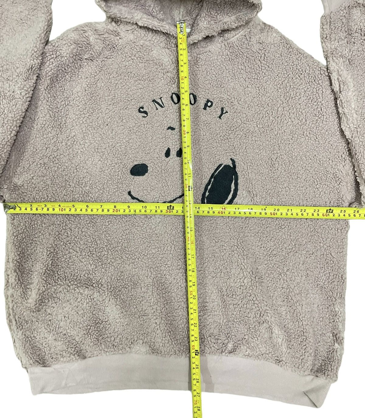 Cartoon Network Peanuts Snoopy Deep Pile Fleece Fluffy Hoodie Size L / US 10 / IT 46 - 14 Thumbnail