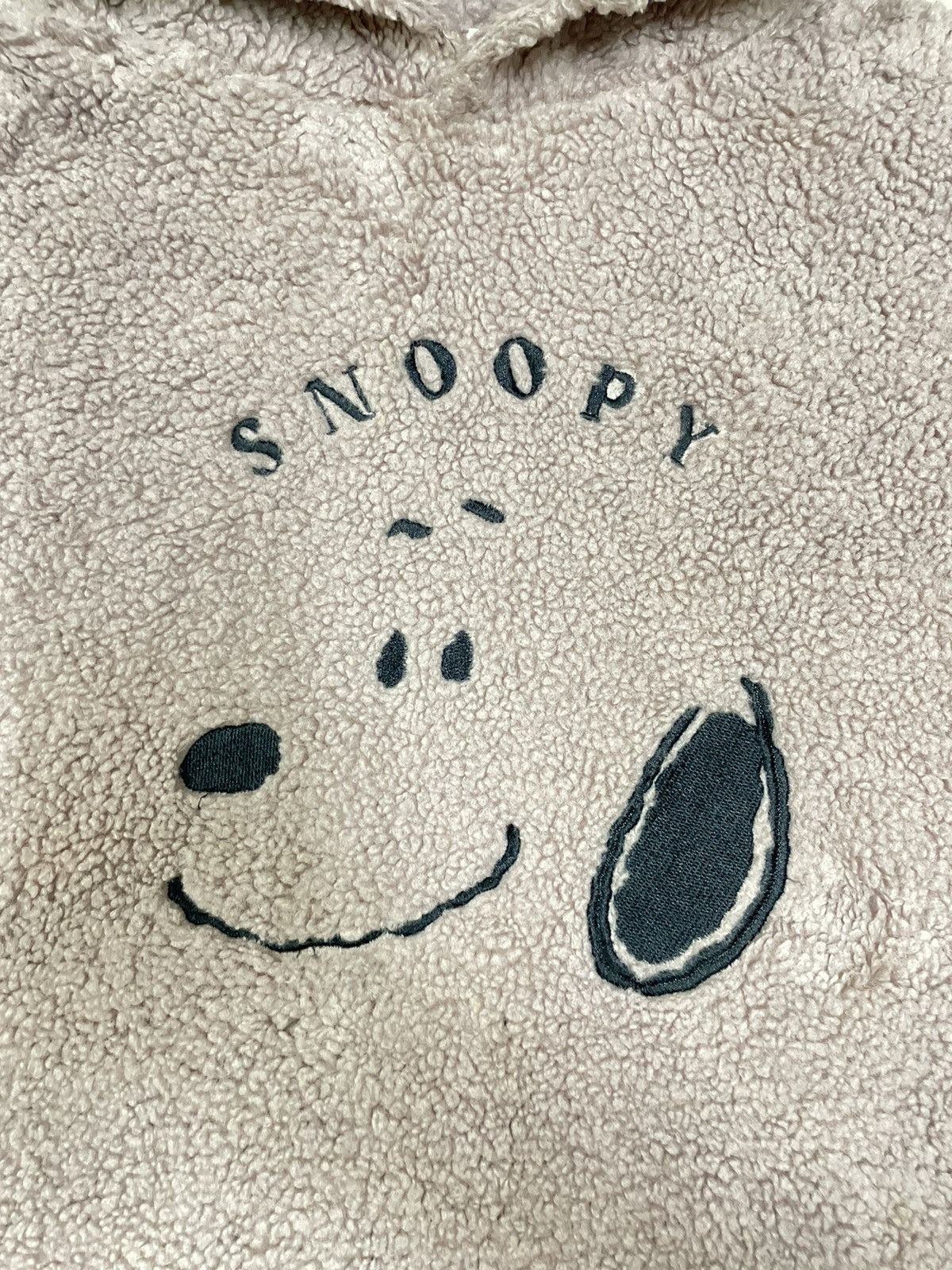 Cartoon Network Peanuts Snoopy Deep Pile Fleece Fluffy Hoodie Size L / US 10 / IT 46 - 9 Thumbnail