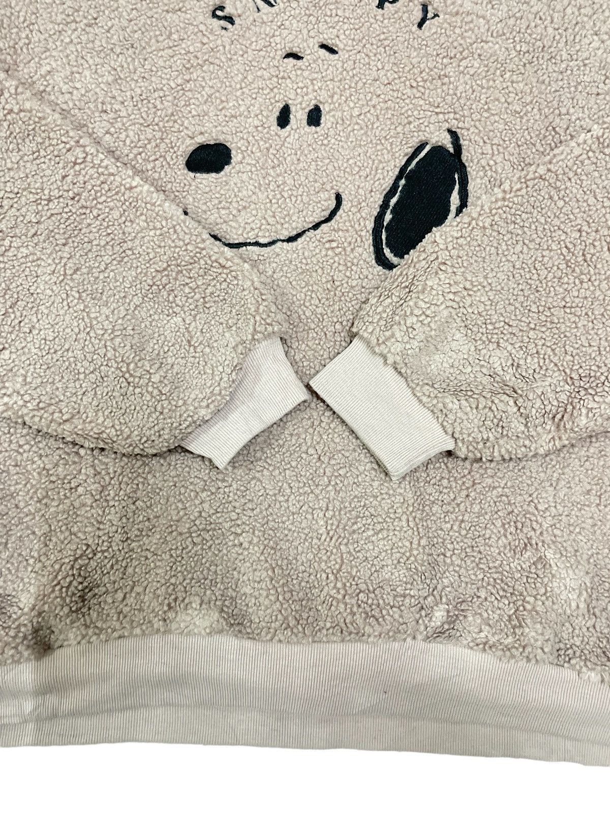 Cartoon Network Peanuts Snoopy Deep Pile Fleece Fluffy Hoodie Size L / US 10 / IT 46 - 11 Thumbnail