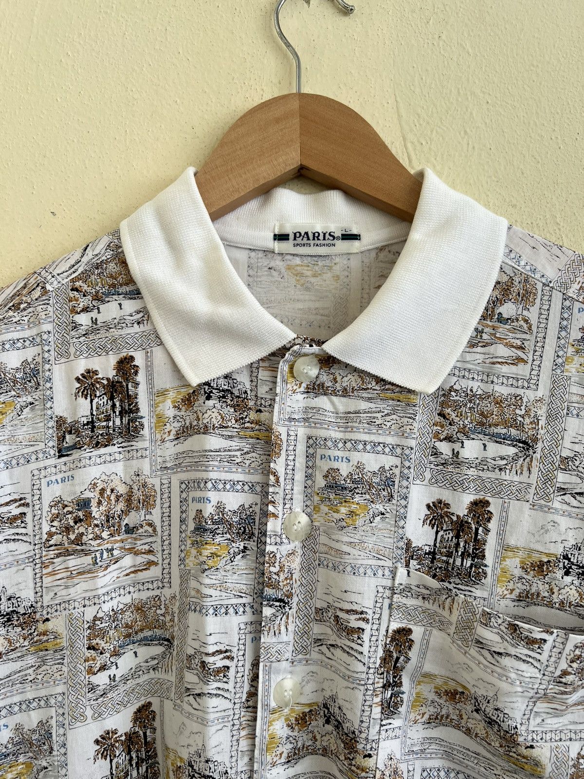 Other × Vintage Vintage Paris Sport Fashion button up shirt Size US L / EU 52-54 / 3 - 3 Thumbnail