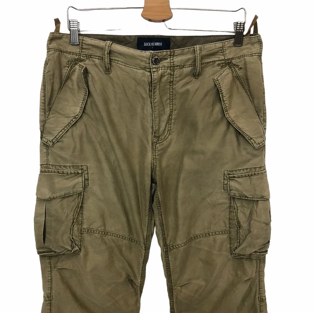 Japanese Brand Back Number Multiple Pocket Cargo Parachute Trousers Pants Size US 32 / EU 48 - 3 Thumbnail