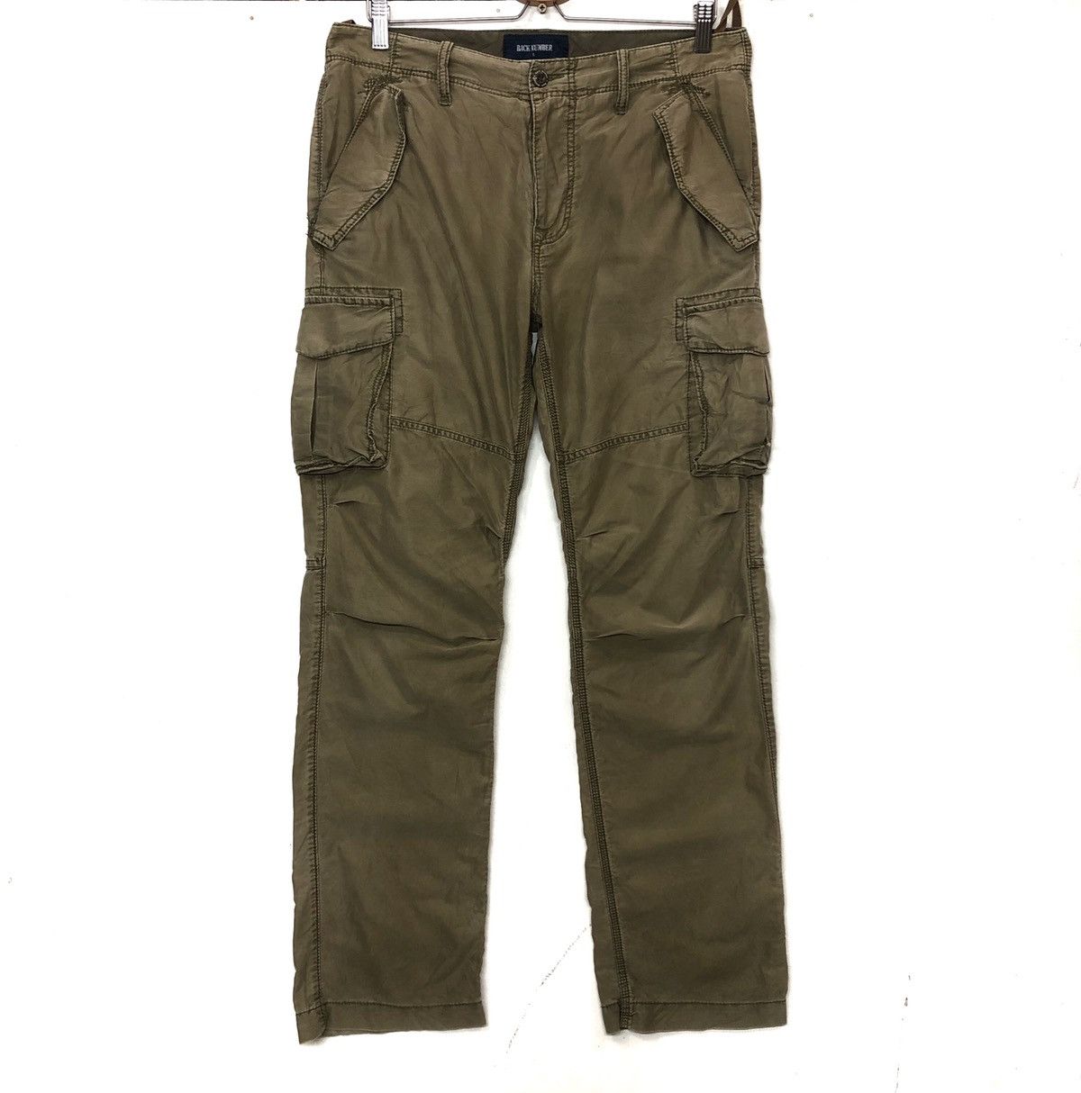 Japanese Brand Back Number Multiple Pocket Cargo Parachute Trousers Pants Size US 32 / EU 48 - 1 Thumbnail