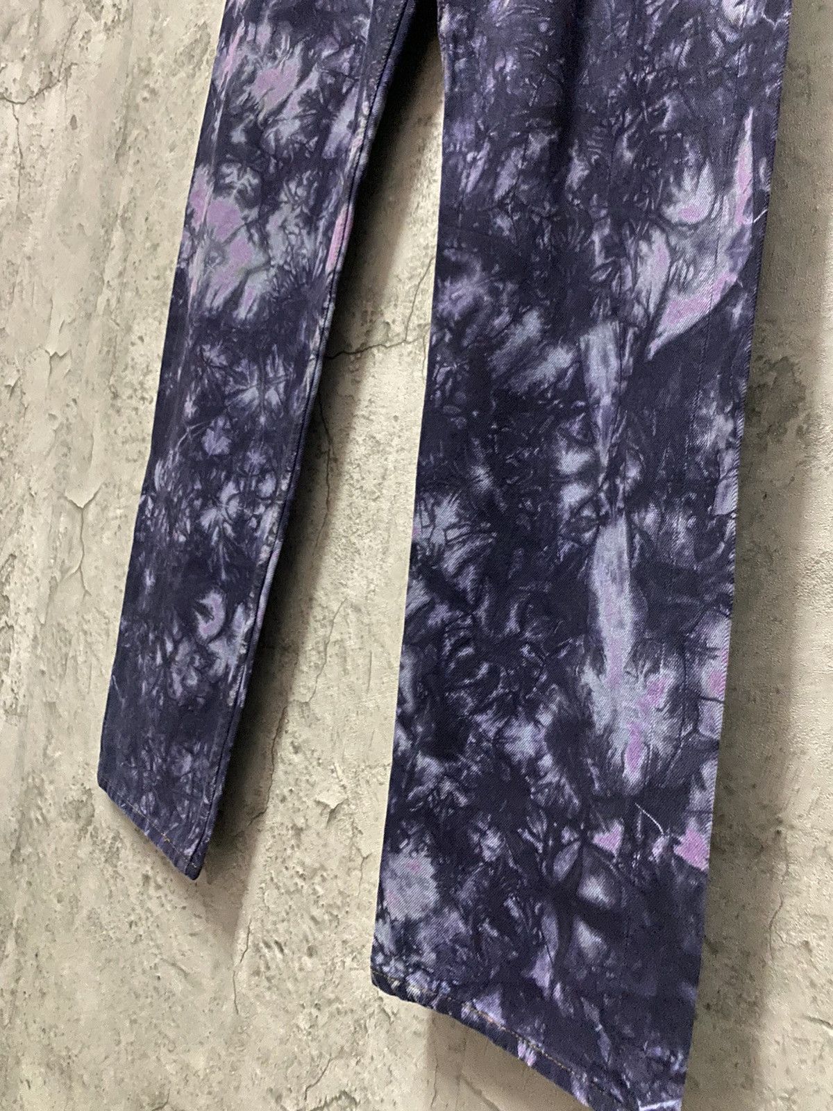 Levi's Vintage Levis 501 532 Button Psychedelic Tie Dye Denim Size US 32 / EU 48 - 8 Thumbnail