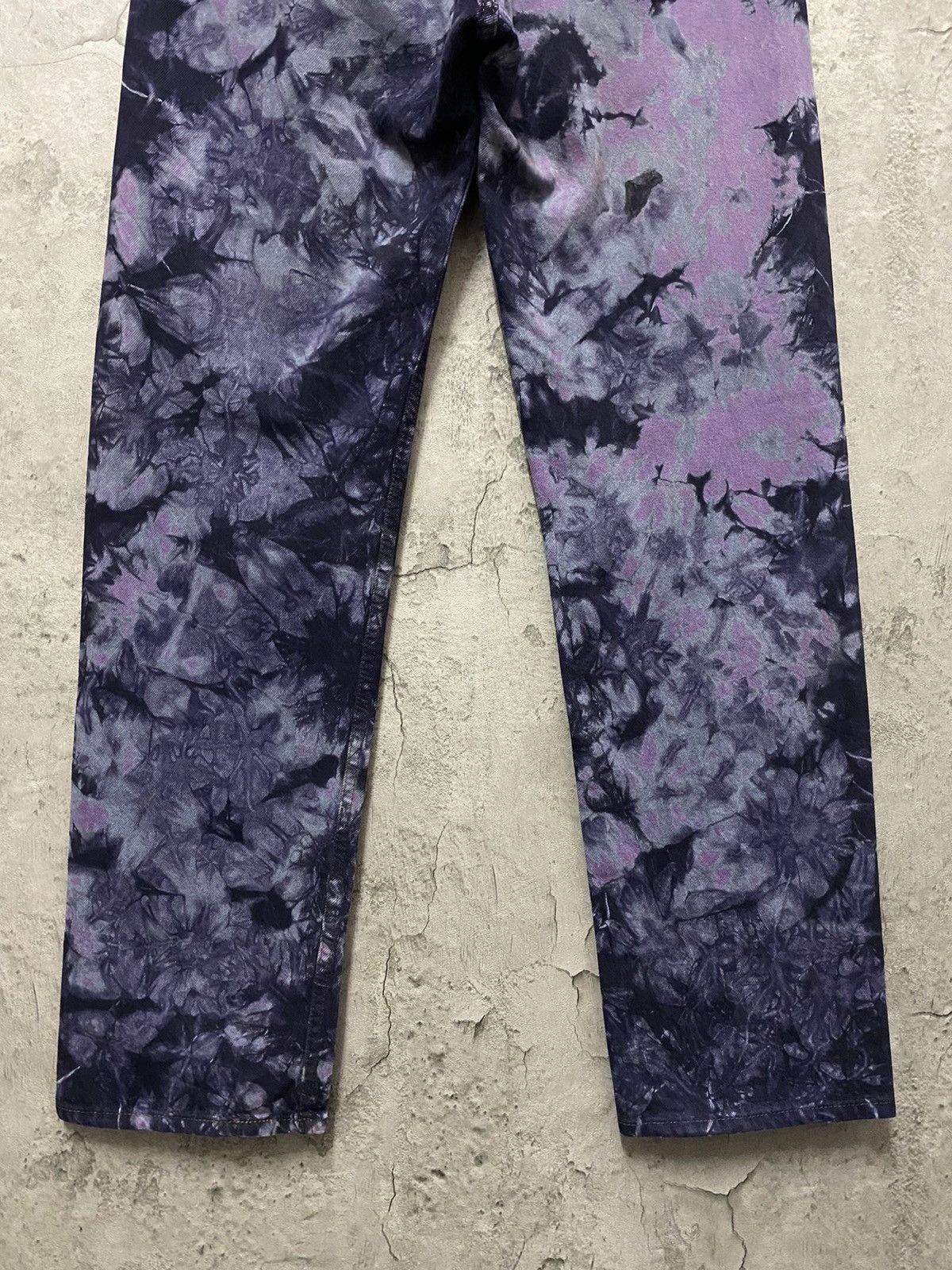 Levi's Vintage Levis 501 532 Button Psychedelic Tie Dye Denim Size US 32 / EU 48 - 12 Thumbnail