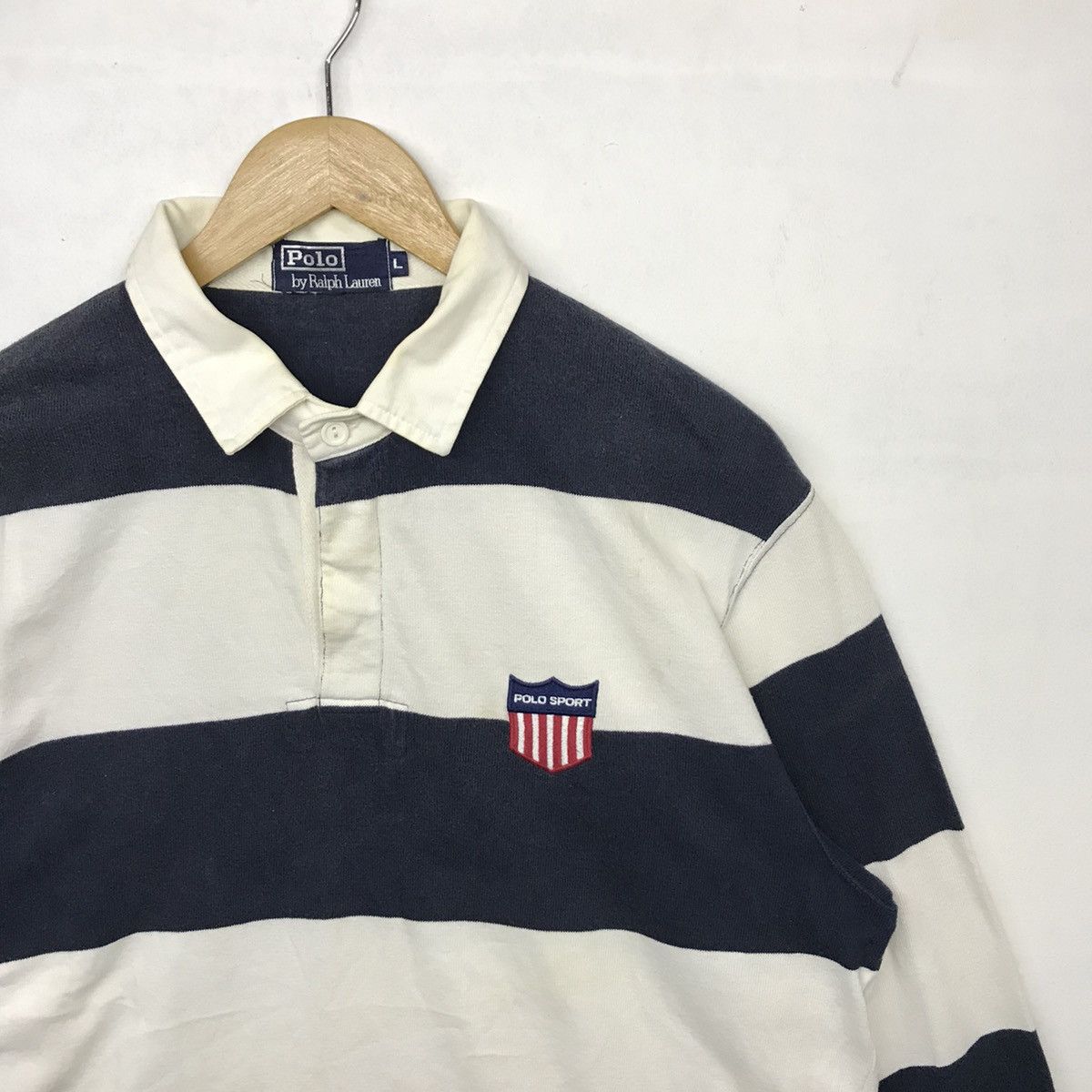 Polo Ralph Lauren Polo Sport Polo K Swiss Polo Ralph Lauren Polo Rugby Shirt Size US L / EU 52-54 / 3 - 3 Thumbnail