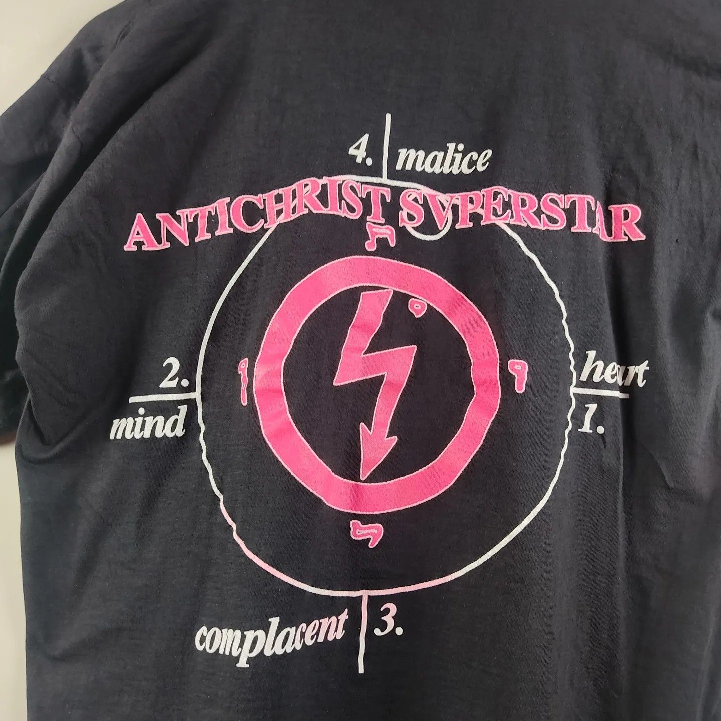 Band Tees × Marilyn Manson × Vintage 1996 Marilyn Manson Antichrist Superstar Jesus Christ 90's Size US L / EU 52-54 / 3 - 3 Thumbnail