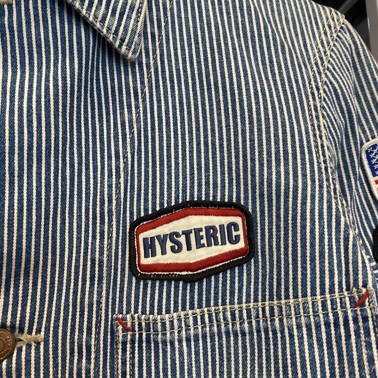 Hysteric Glamour VINTAGE‼️Hysteric Glamour Patches Hickory Stripe Chore Jacket Size US M / EU 48-50 / 2 - 10 Thumbnail