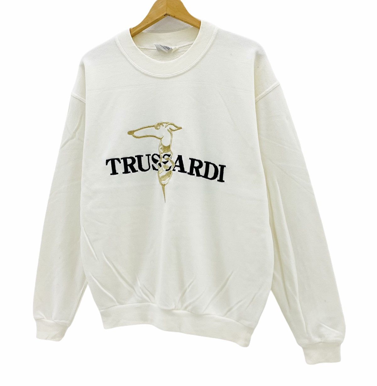 Trussardi Vintage 90s Trussardi Italy Crewneck Sweatshirt Size US M / EU 48-50 / 2 - 3 Thumbnail