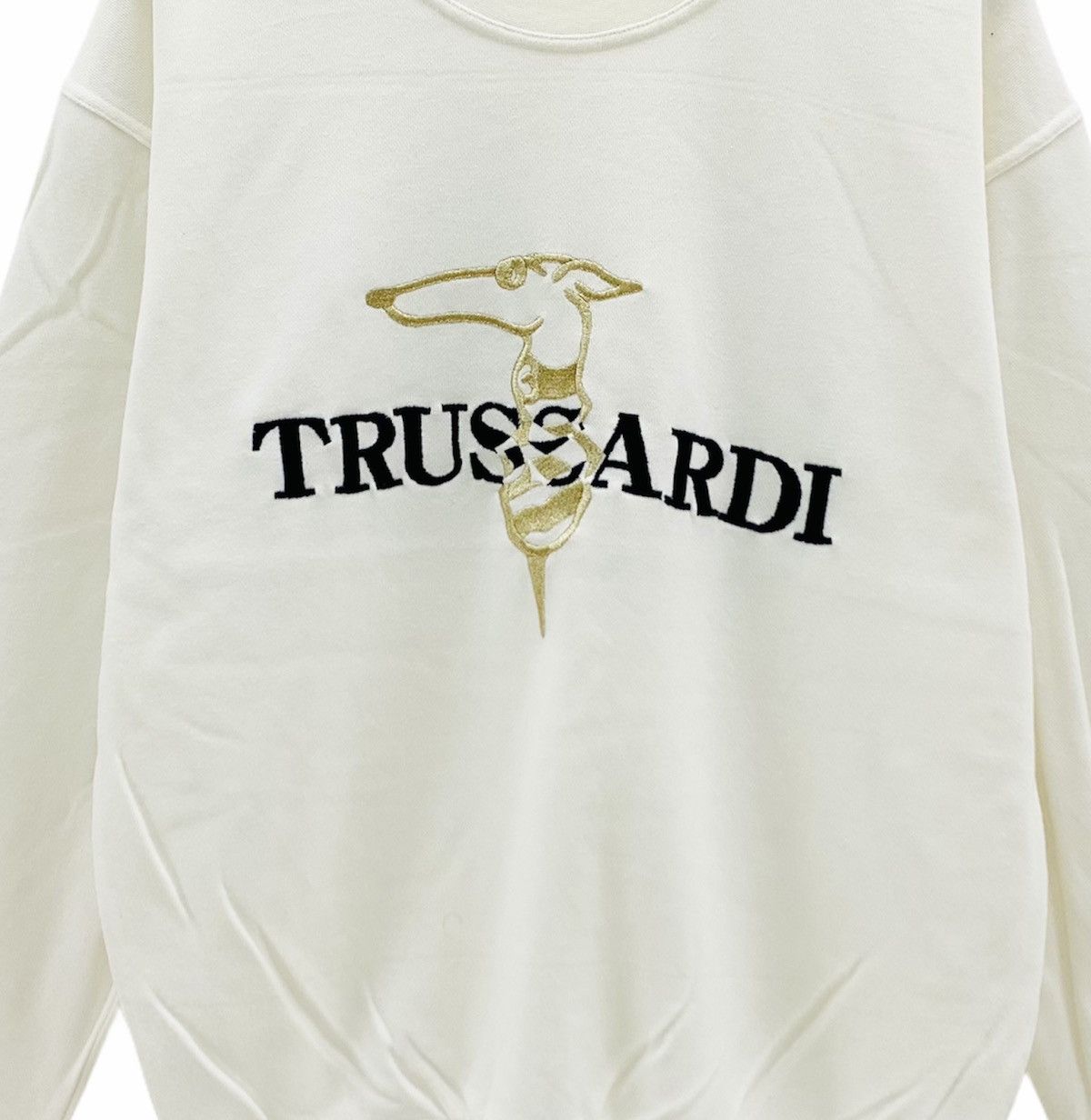 Trussardi Vintage 90s Trussardi Italy Crewneck Sweatshirt Size US M / EU 48-50 / 2 - 5 Thumbnail
