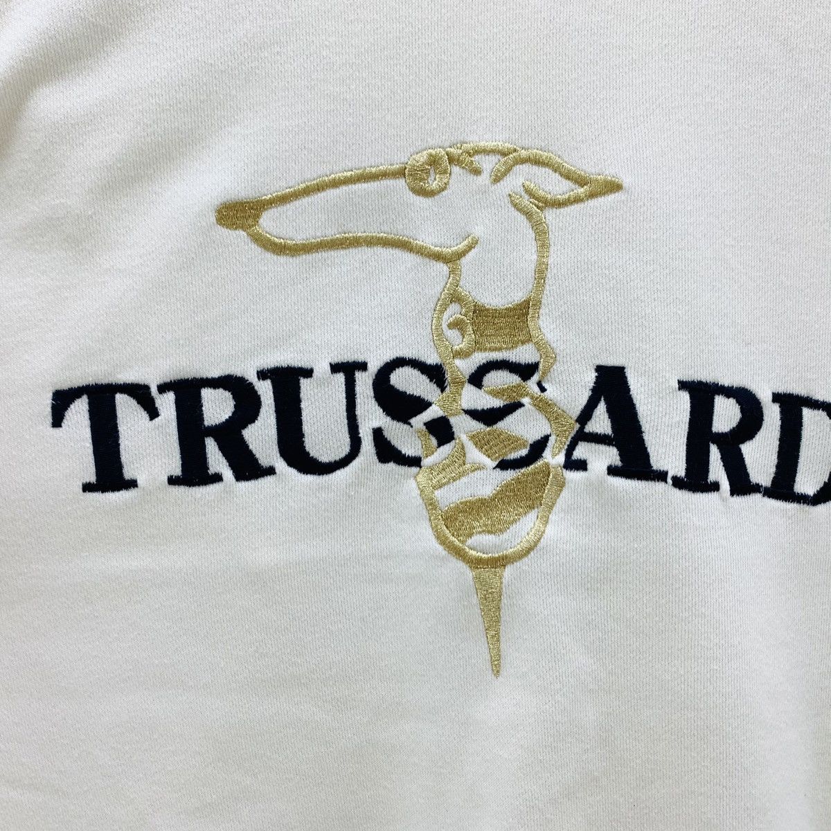 Trussardi Vintage 90s Trussardi Italy Crewneck Sweatshirt Size US M / EU 48-50 / 2 - 7 Thumbnail