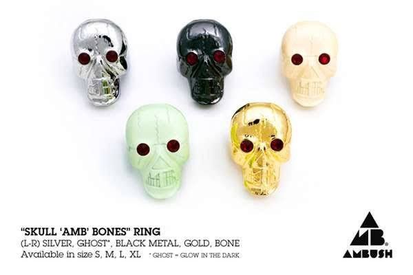 Ambush Design 2010 AMBUSH Skull Face Ring Size ONE SIZE - 4 Thumbnail