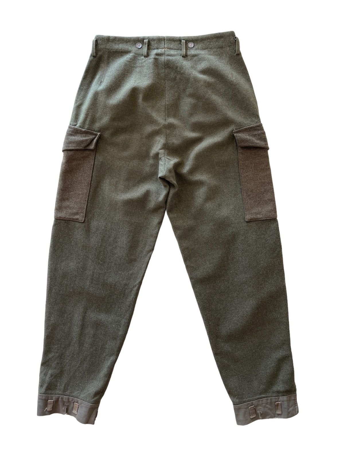 Vintage RARE!!! 1940s WWII Swedish Wool Military Trousers Pants Size US 31 - 3 Thumbnail