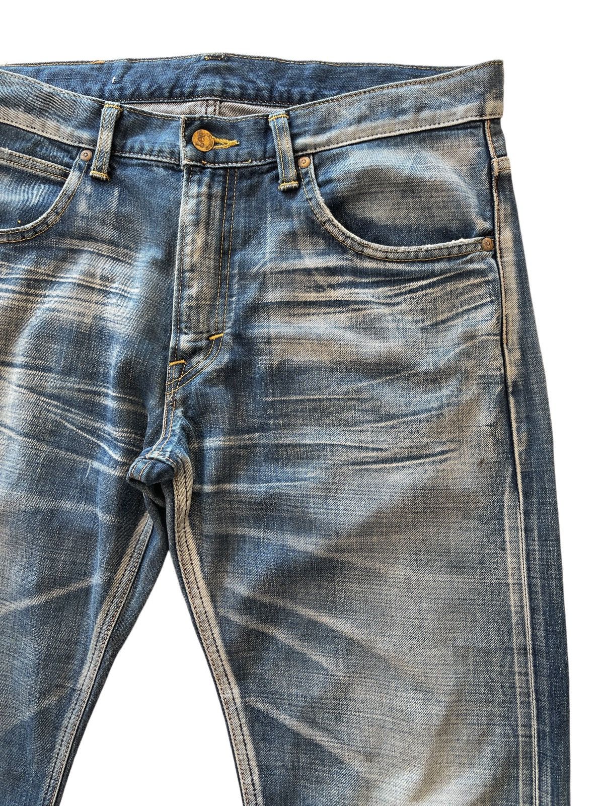 Lee Vintage Lee Riders Selvedge Rusty Jeans Size US 35 - 10 Thumbnail