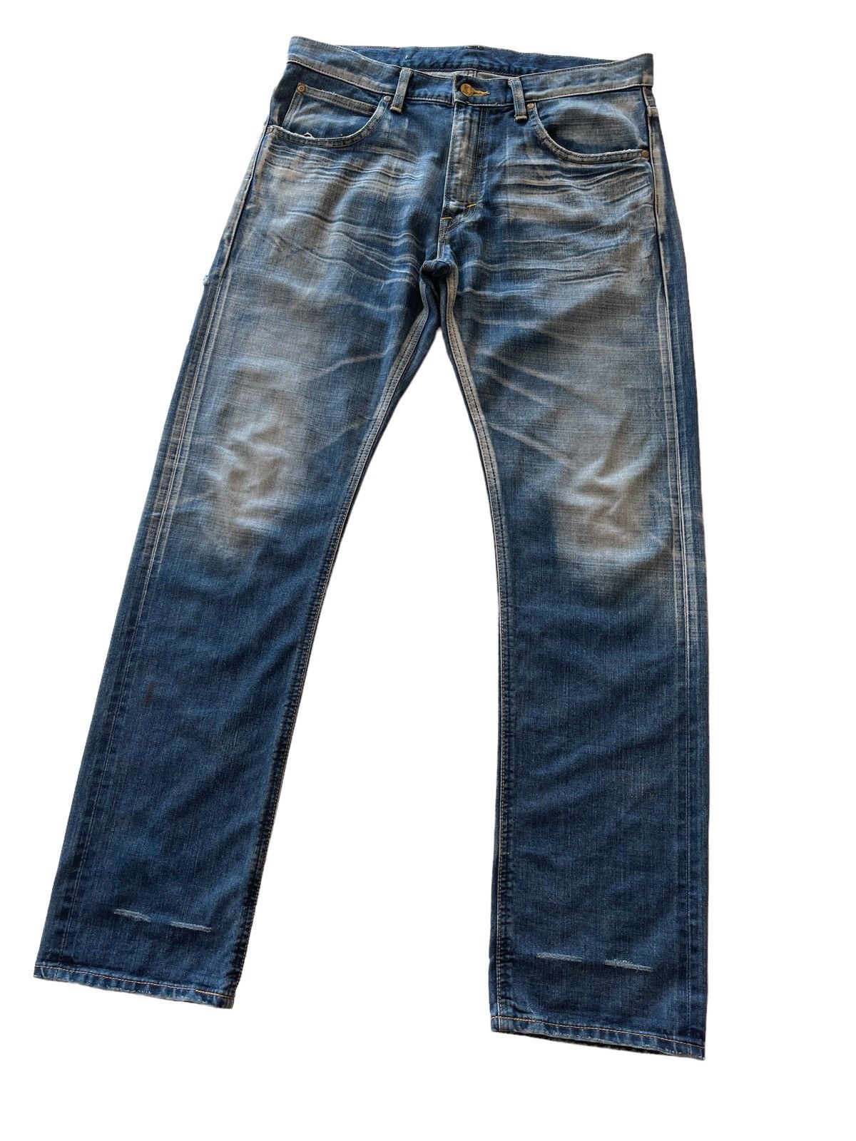 Lee Vintage Lee Riders Selvedge Rusty Jeans Size US 35 - 7 Thumbnail