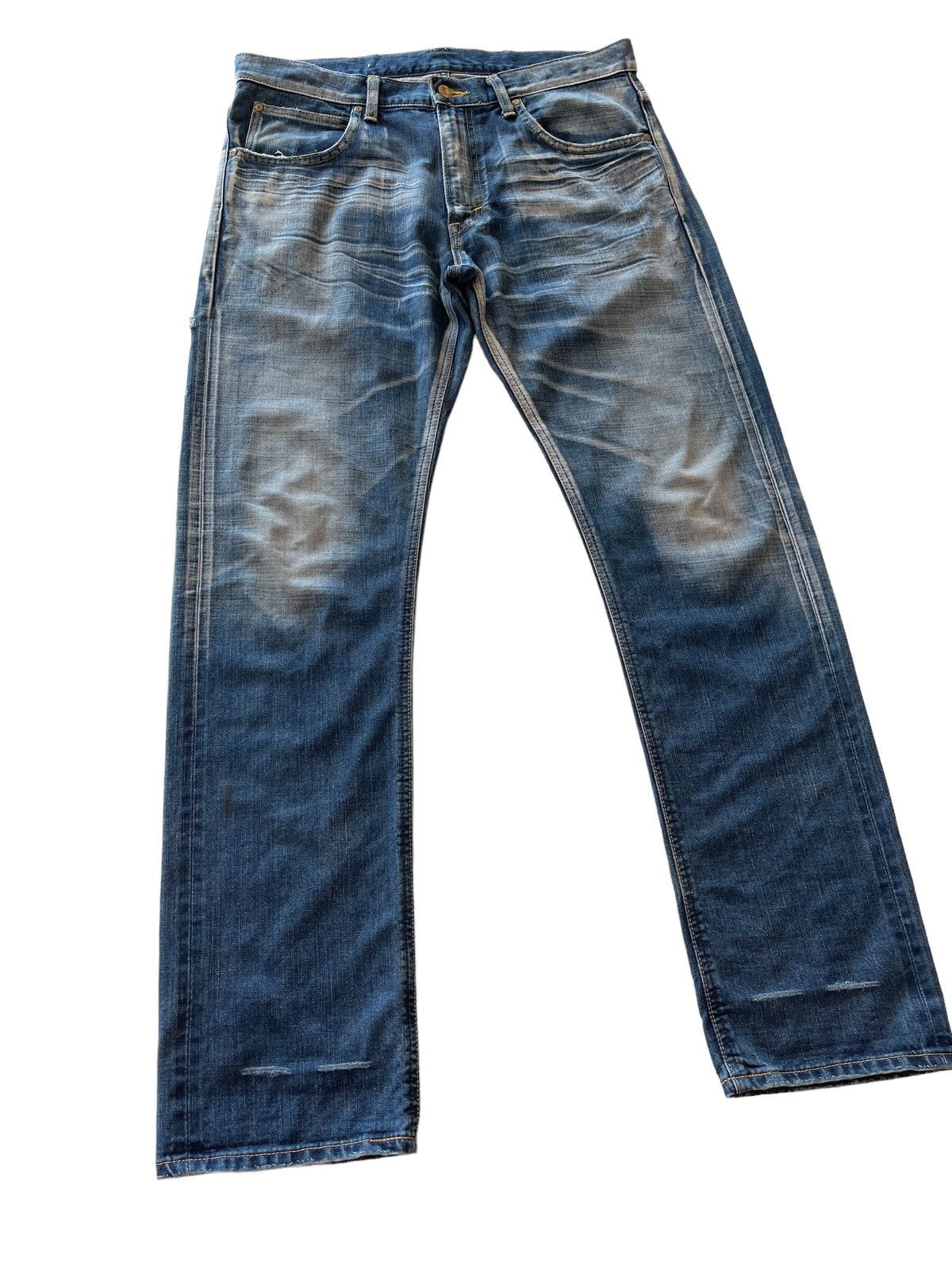 Lee Vintage Lee Riders Selvedge Rusty Jeans Size US 35 - 8 Thumbnail