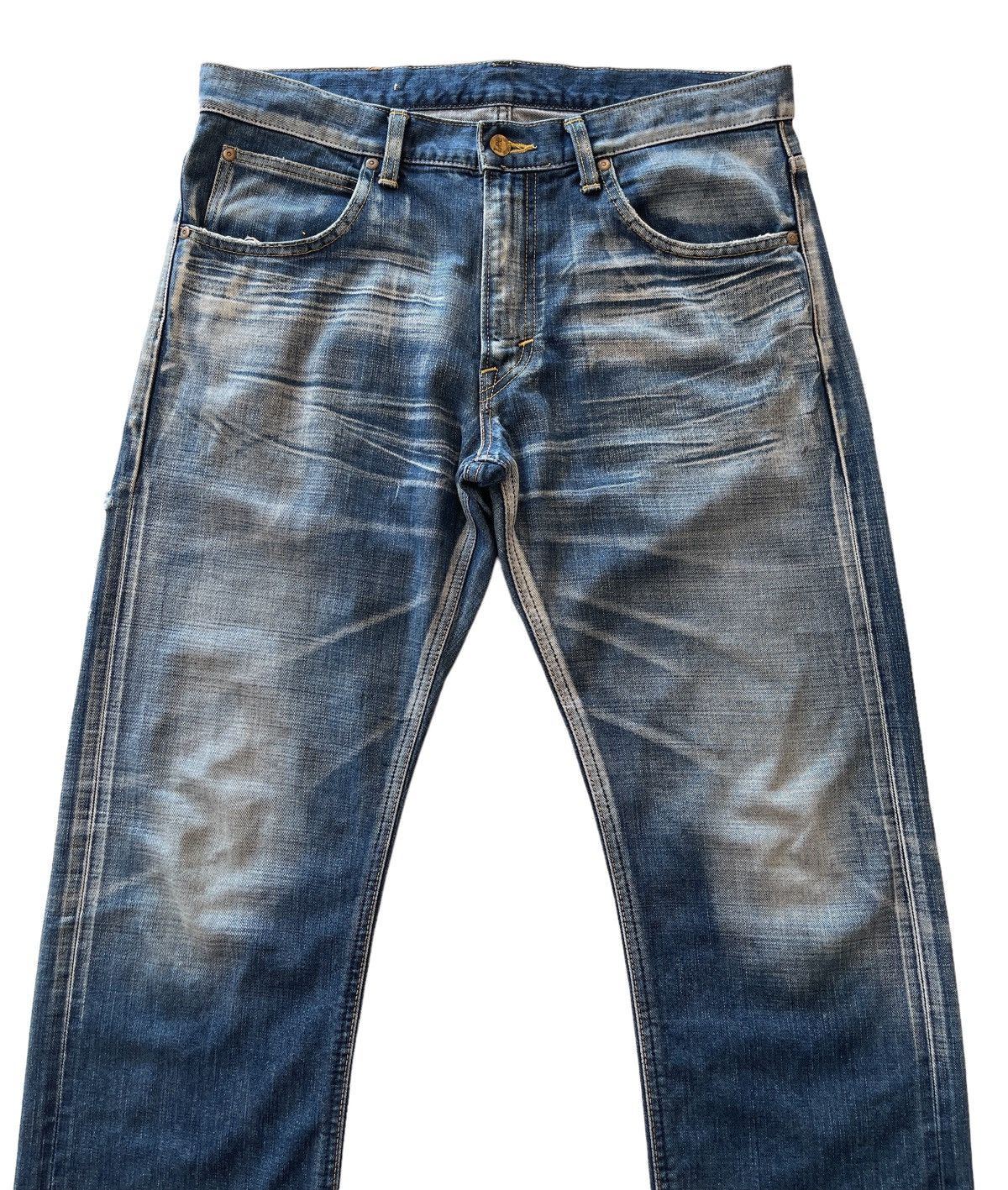 Lee Vintage Lee Riders Selvedge Rusty Jeans Size US 35 - 4 Thumbnail