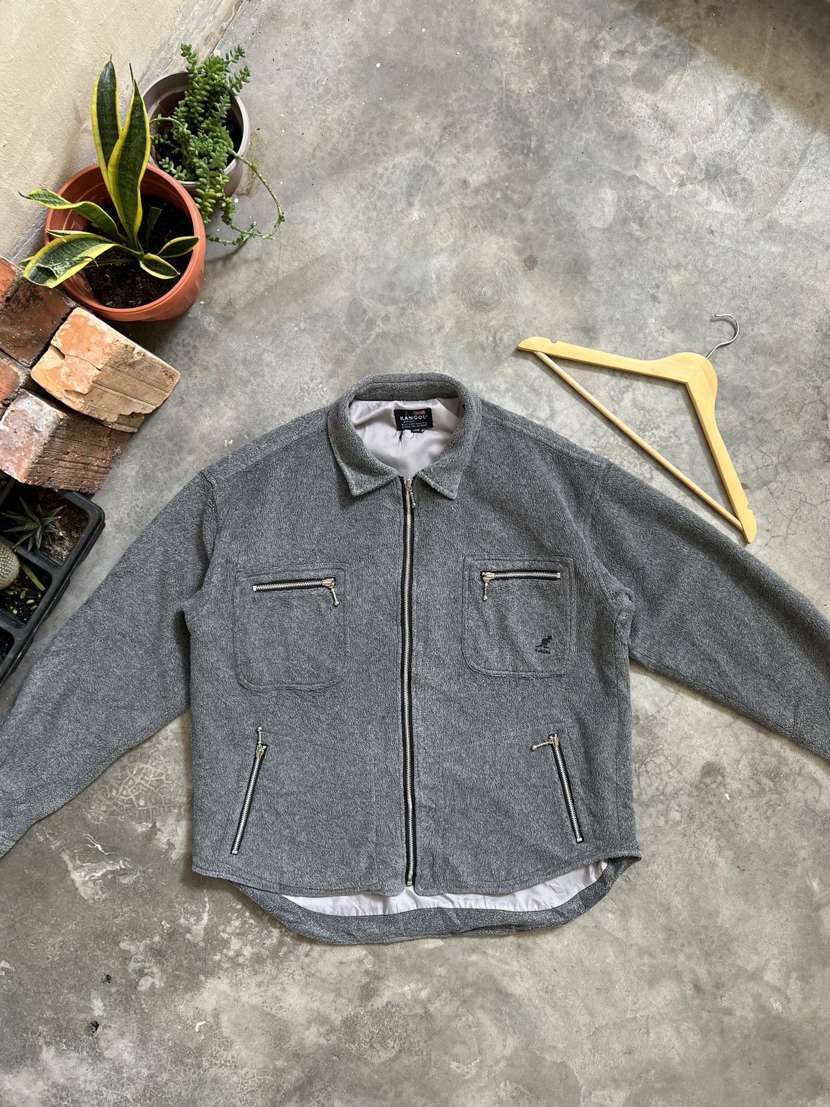 Kangol × Vintage Vintage 🔥 Kangol Fleece Jacket Size US L / EU 52-54 / 3 - 5 Thumbnail