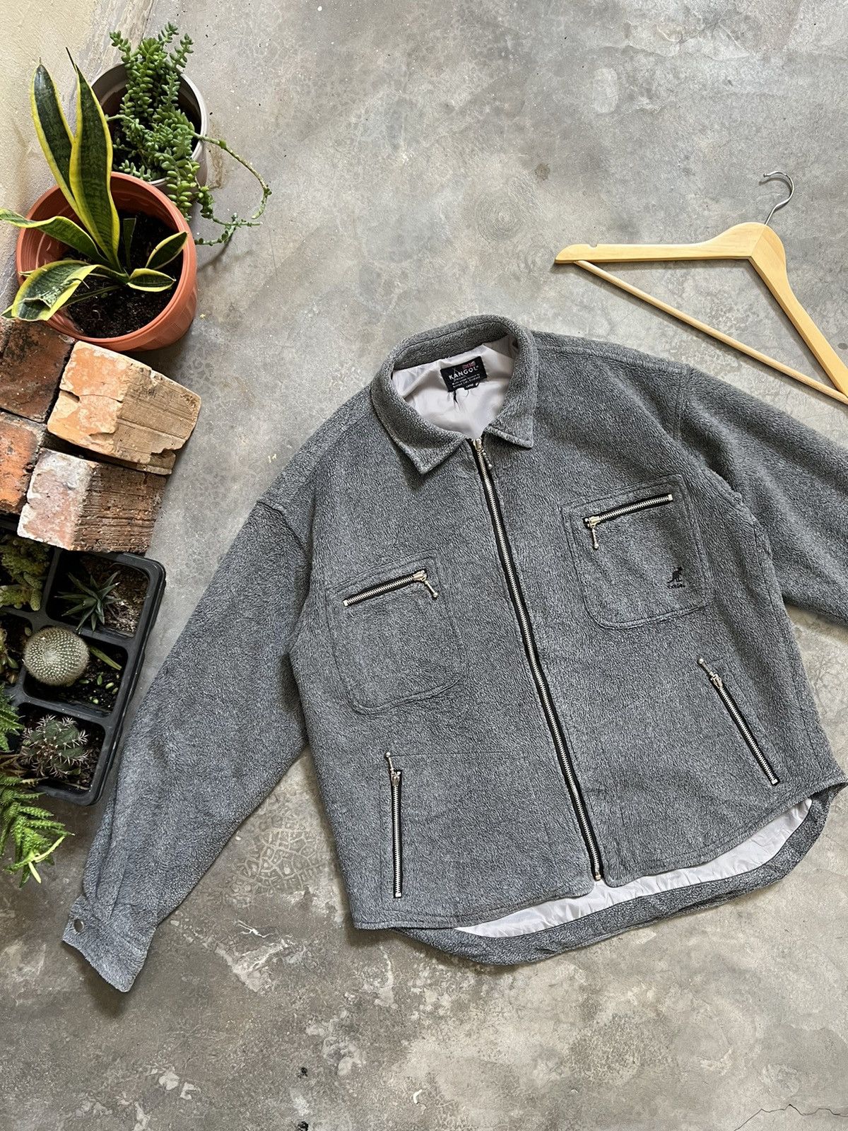 Kangol × Vintage Vintage 🔥 Kangol Fleece Jacket Size US L / EU 52-54 / 3 - 7 Thumbnail